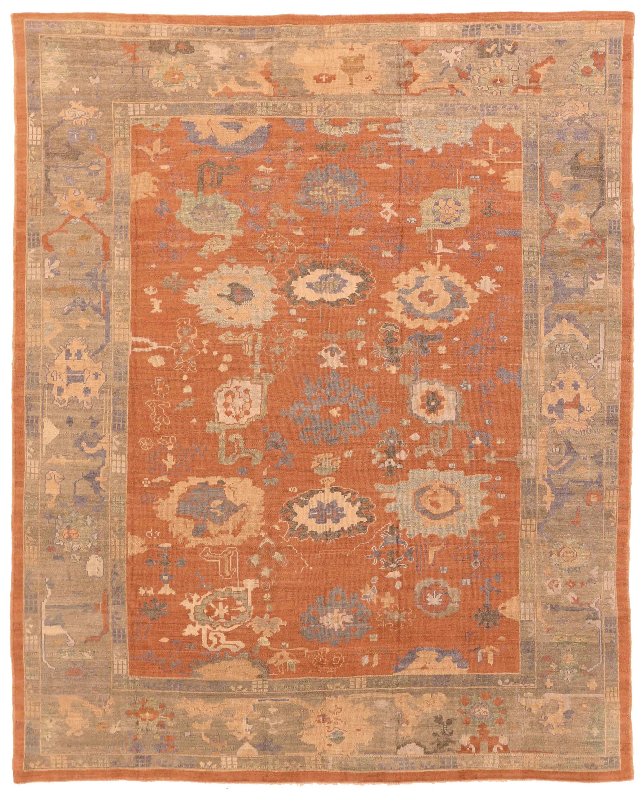 Thumbnail 6 for Persian Oushak Transitional Rug 68620