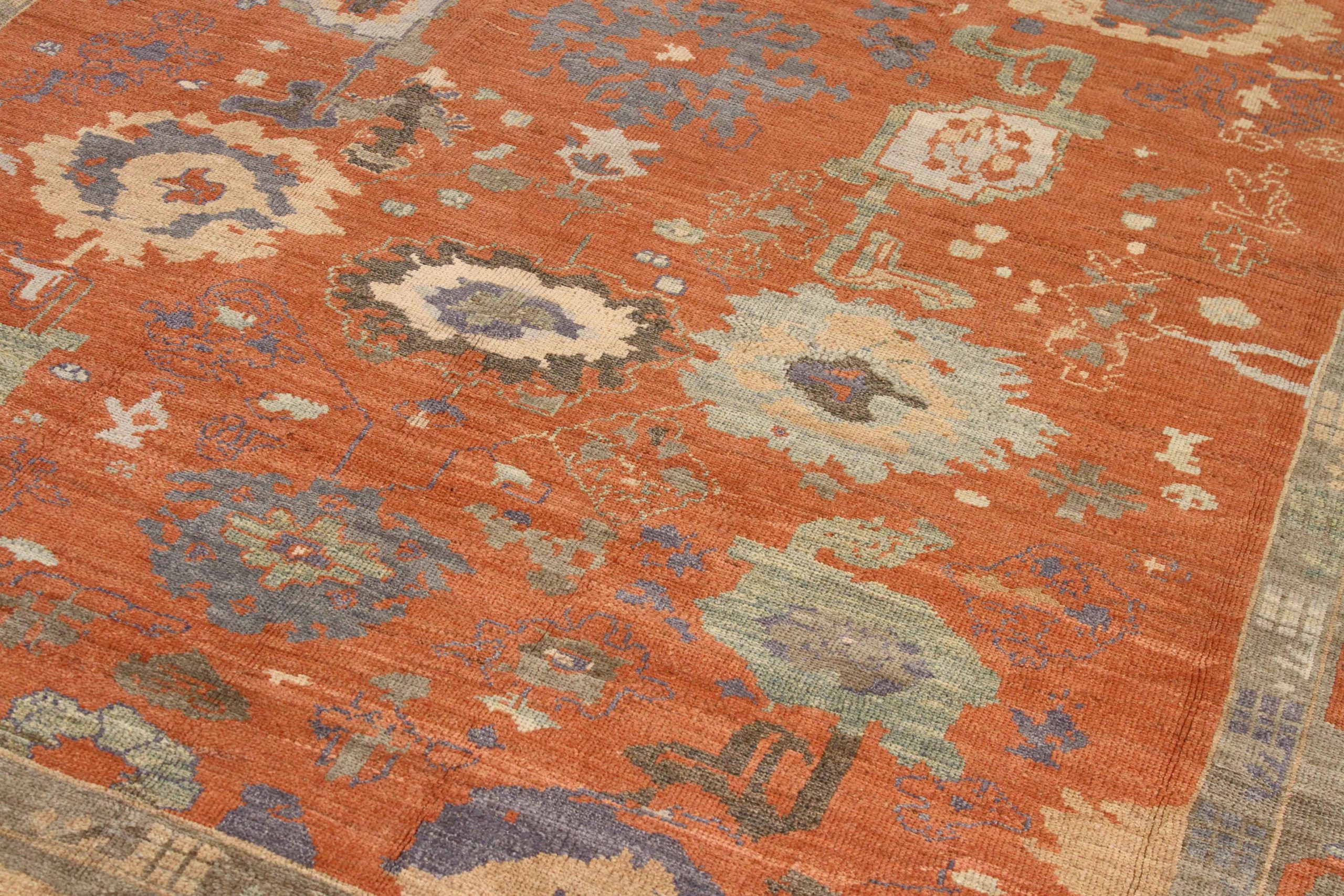 Thumbnail 3 for Persian Oushak Transitional Rug 68620