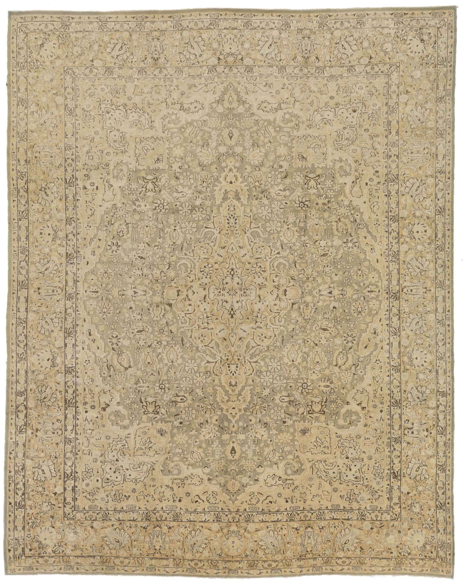 Thumbnail 11 for Antique Persian Kerman Transitional Rug 13035