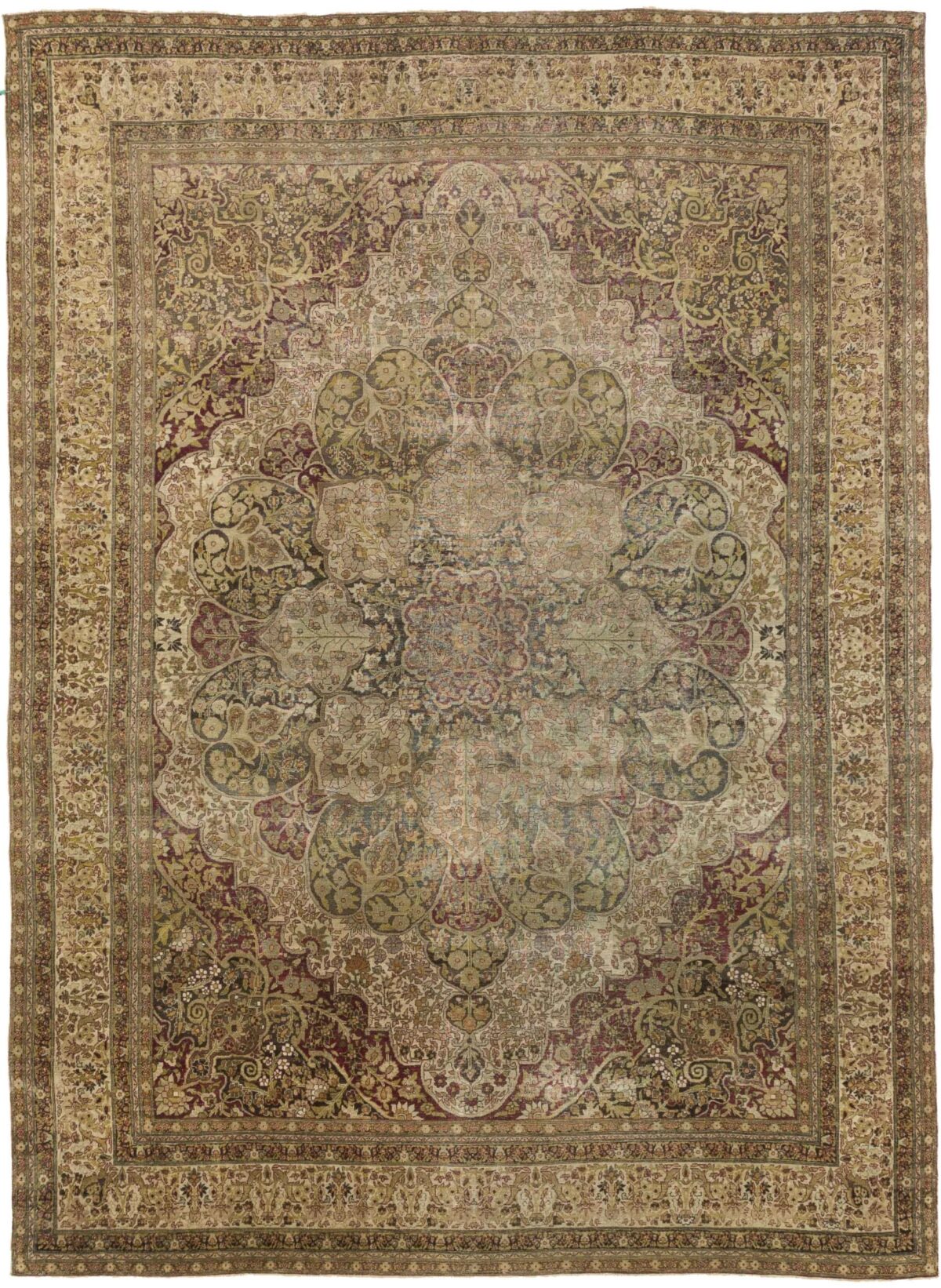 Thumbnail 12 for Antique Persian Transitional Rug 15447