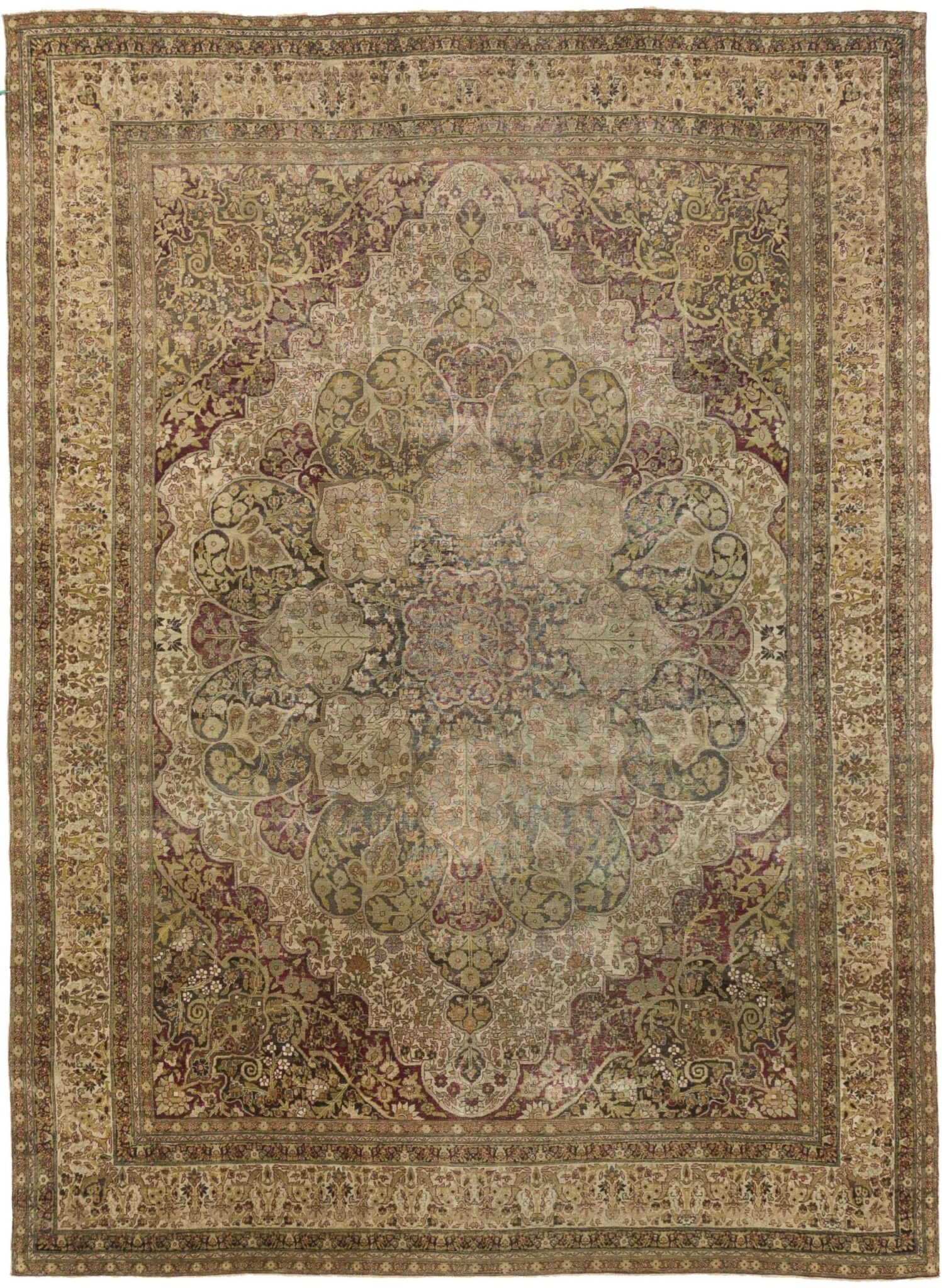 Thumbnail 9 for Antique Persian Transitional Rug 15447