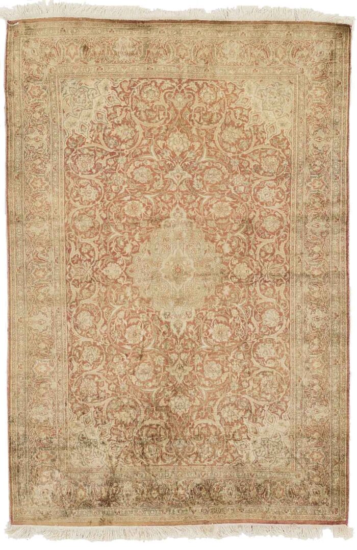 Thumbnail 5 for Antique Persian Kashan Transitional Rug 15675