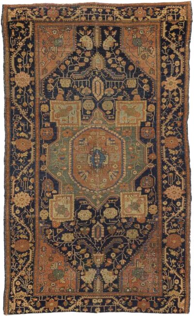 Thumbnail 13 for Antique Persian Farahan Traditional Rug 15714