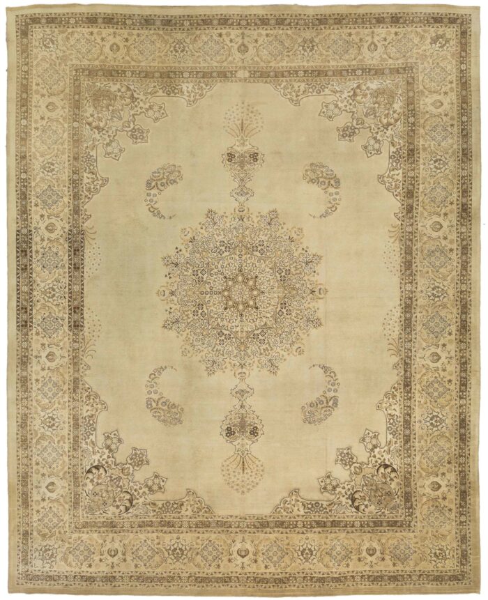 Thumbnail 14 for Antique Persian Tabriz Transitional Rug 16199