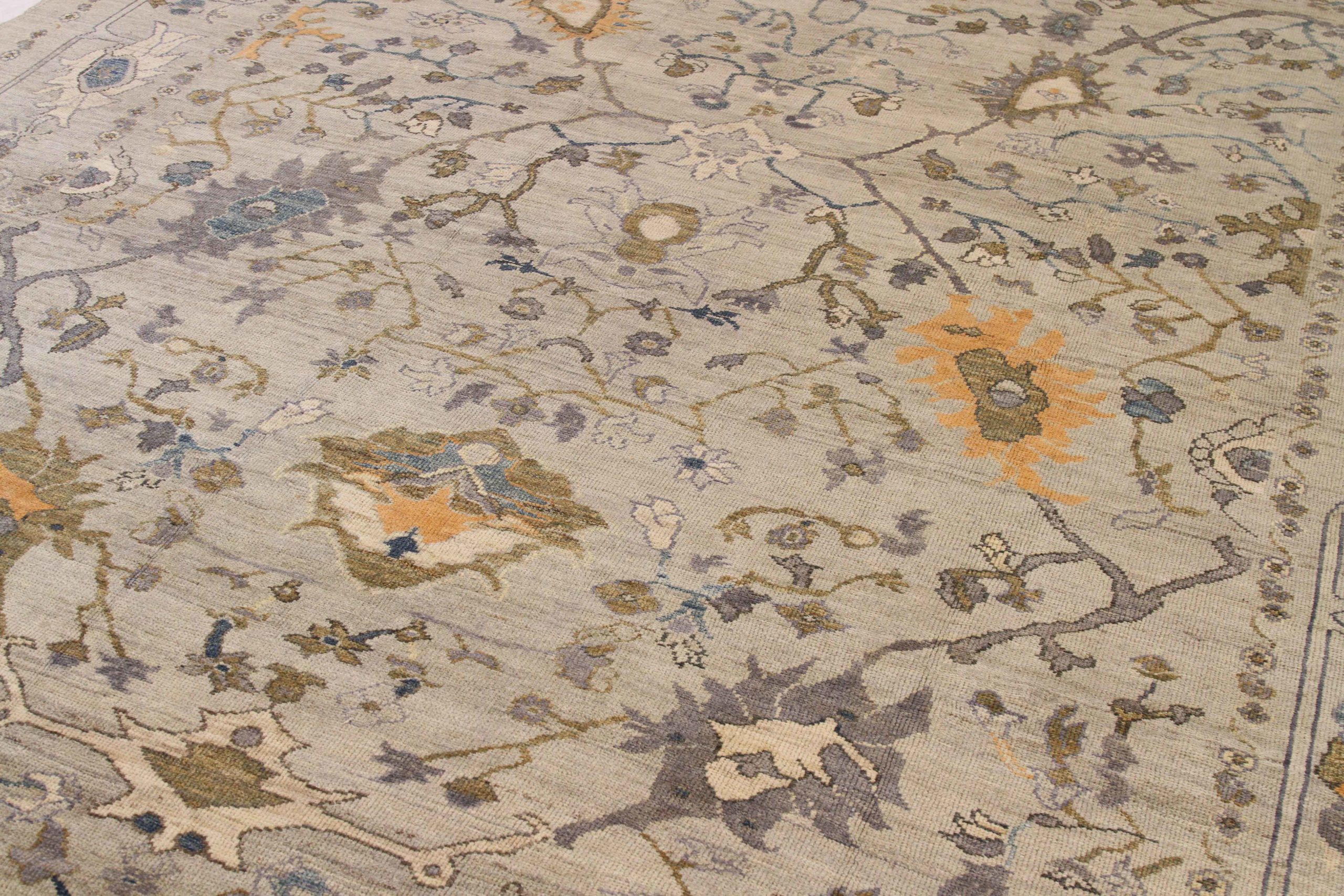 Thumbnail 4 for Persian Oushak Transitional Rug 68765