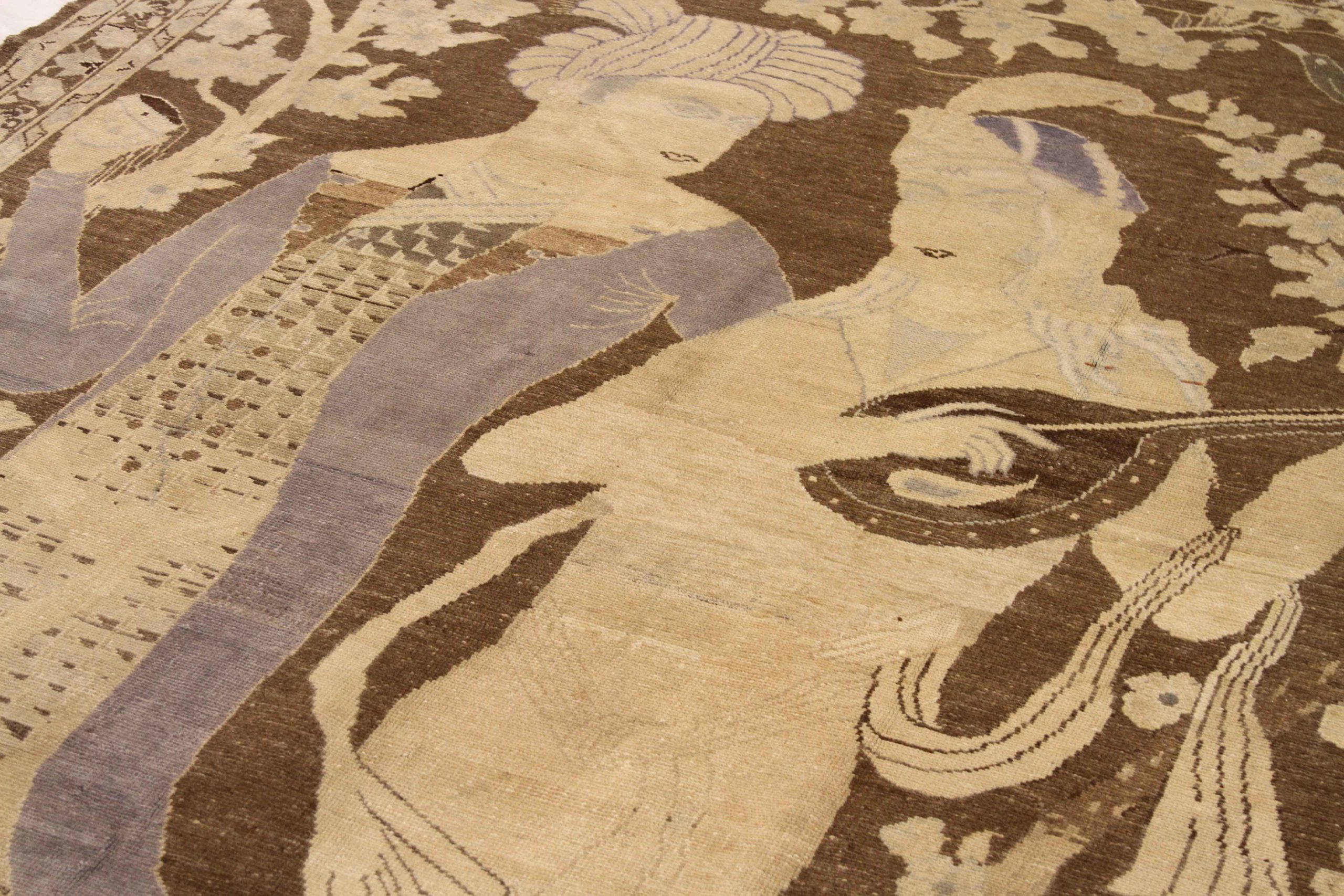 Thumbnail 6 for Antique Persian Hamadan Transitional Rug 68896