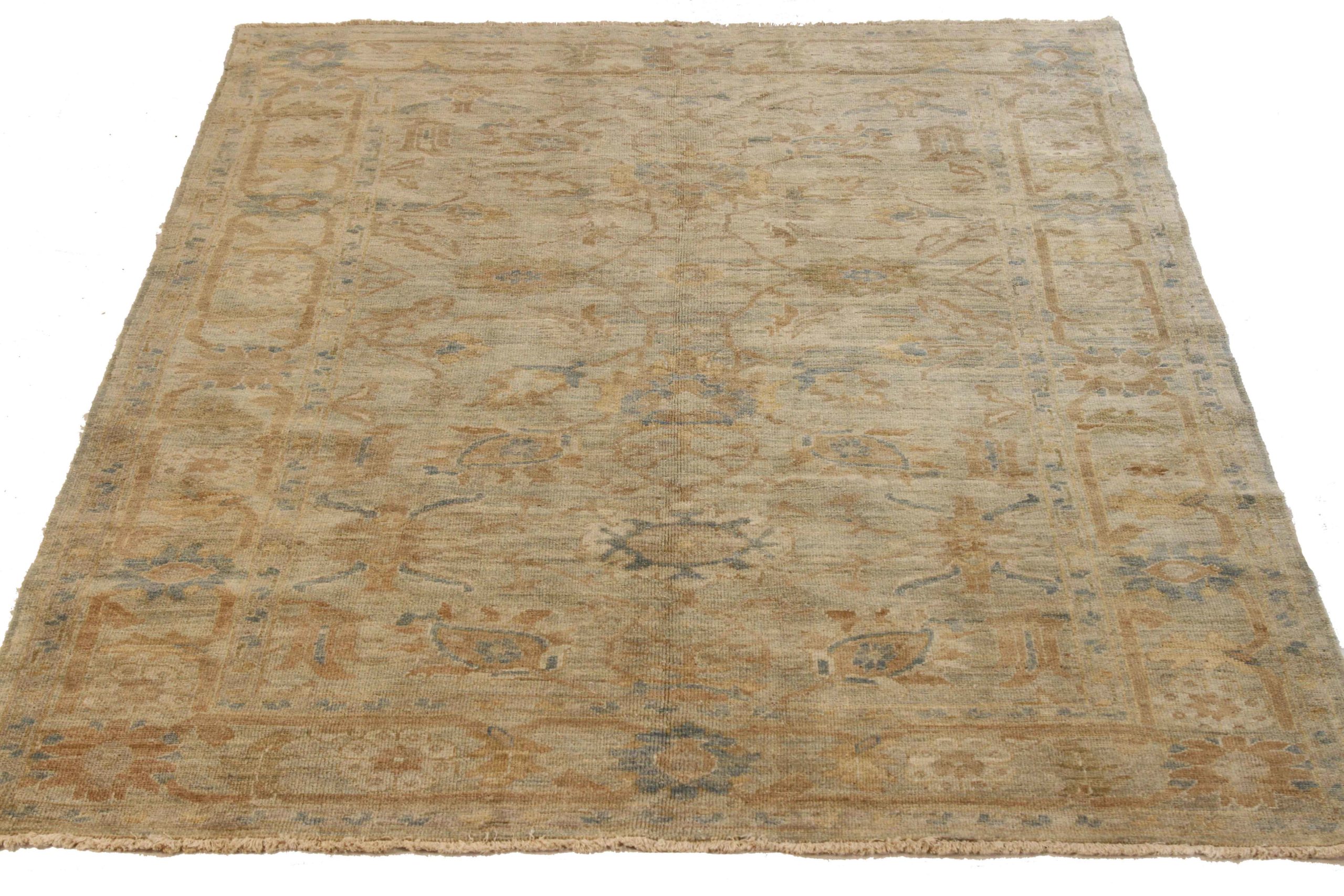 Thumbnail 7 for Persian Sultanabad Transitional Rug 68942