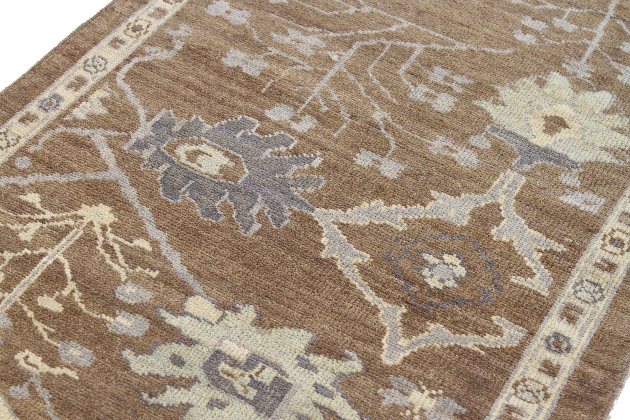 Thumbnail 5 for Persian Oushak Transitional Rug 68989