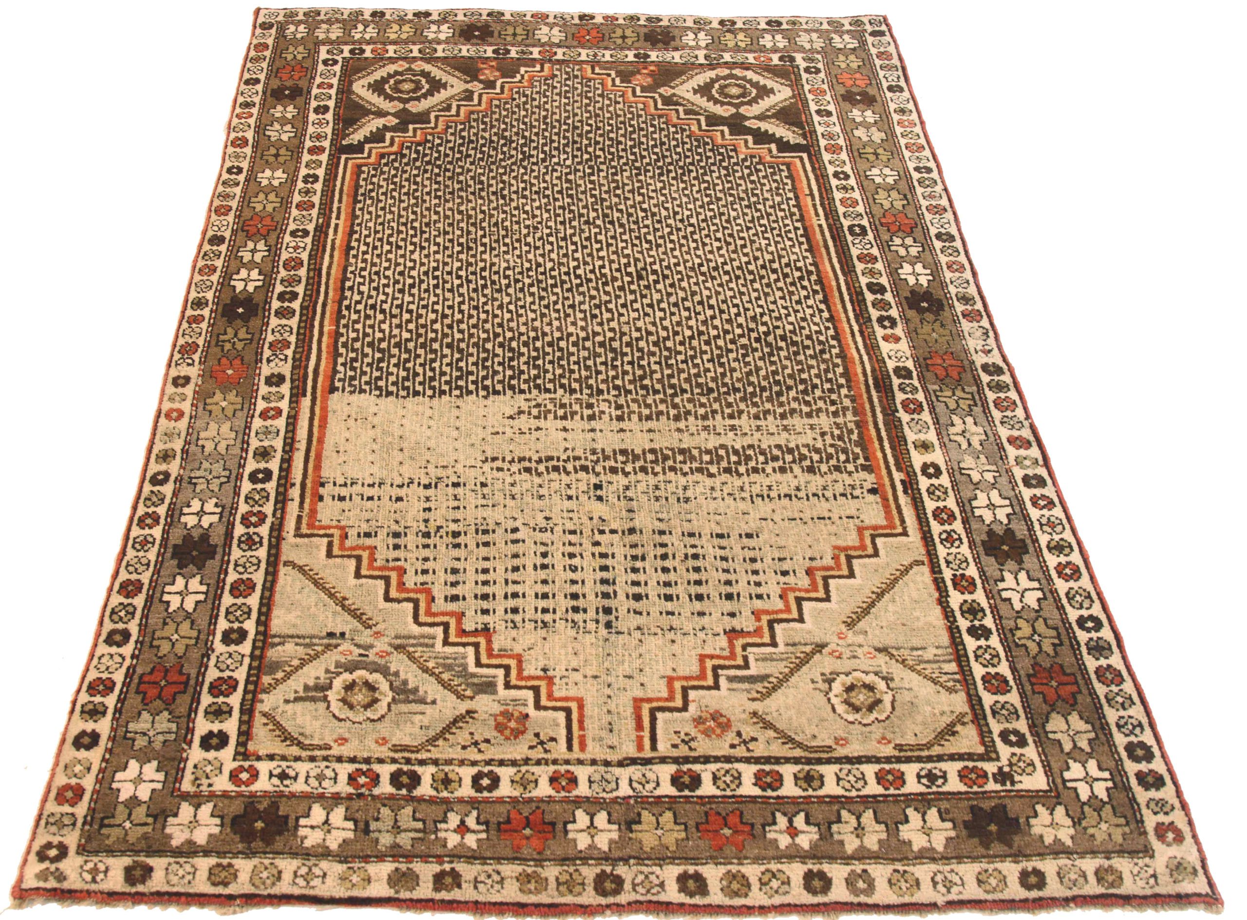 Thumbnail 13 for Antique Persian Kolyai Transitional Rug 68998