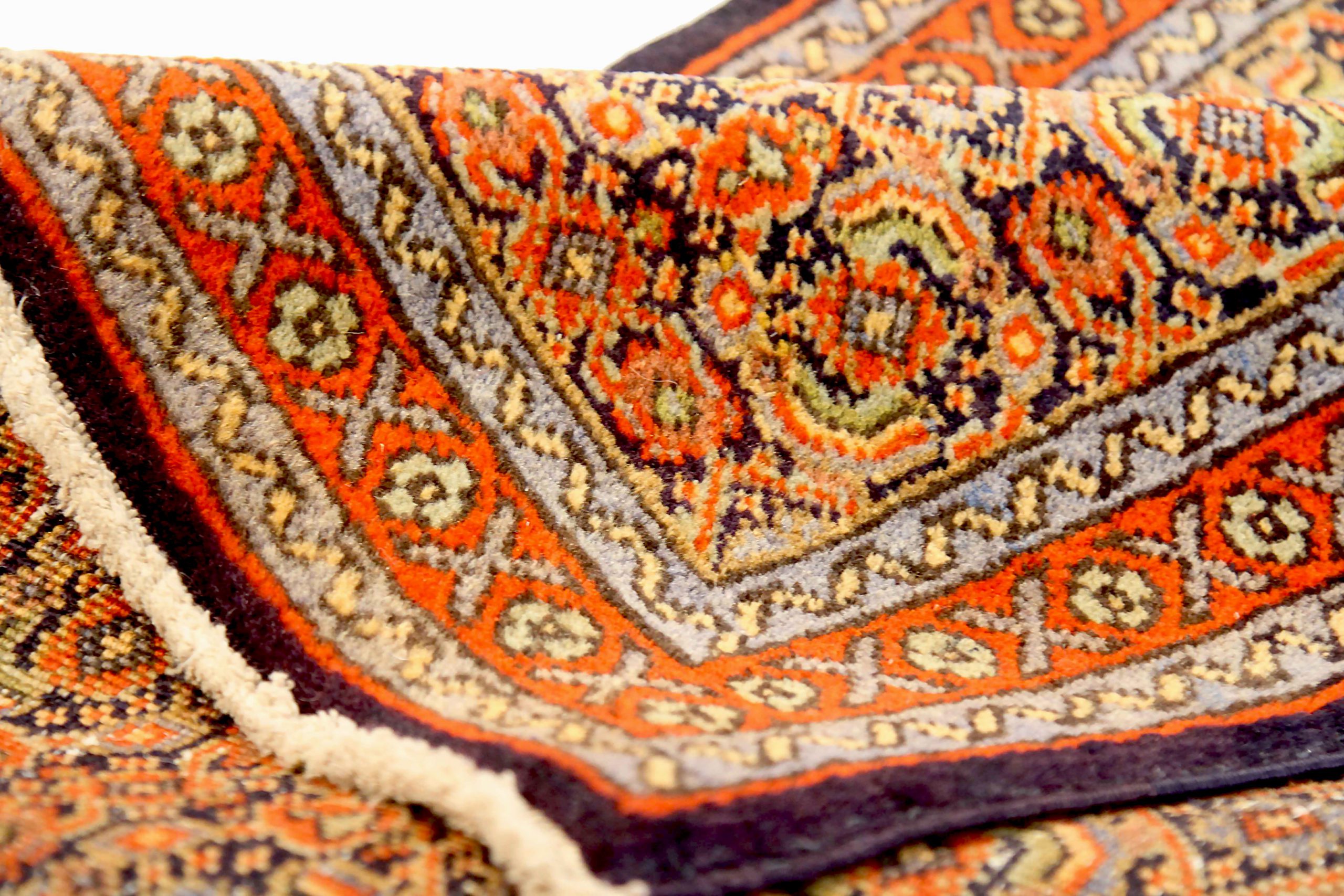 Thumbnail 15 for Antique Persian Ardebil Traditional Rug 68999