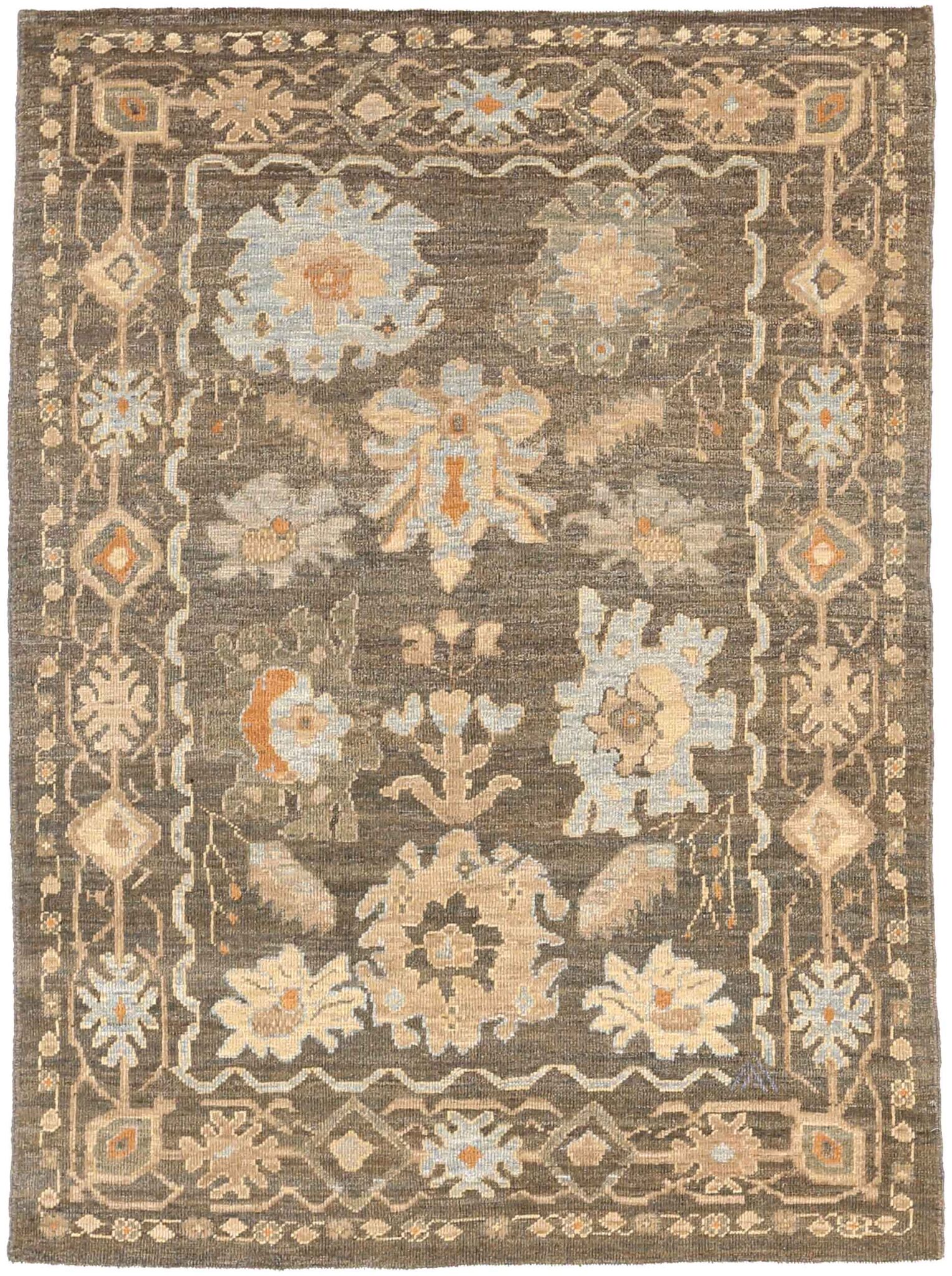 Thumbnail 9 for Persian Oushak Transitional Rug 69057