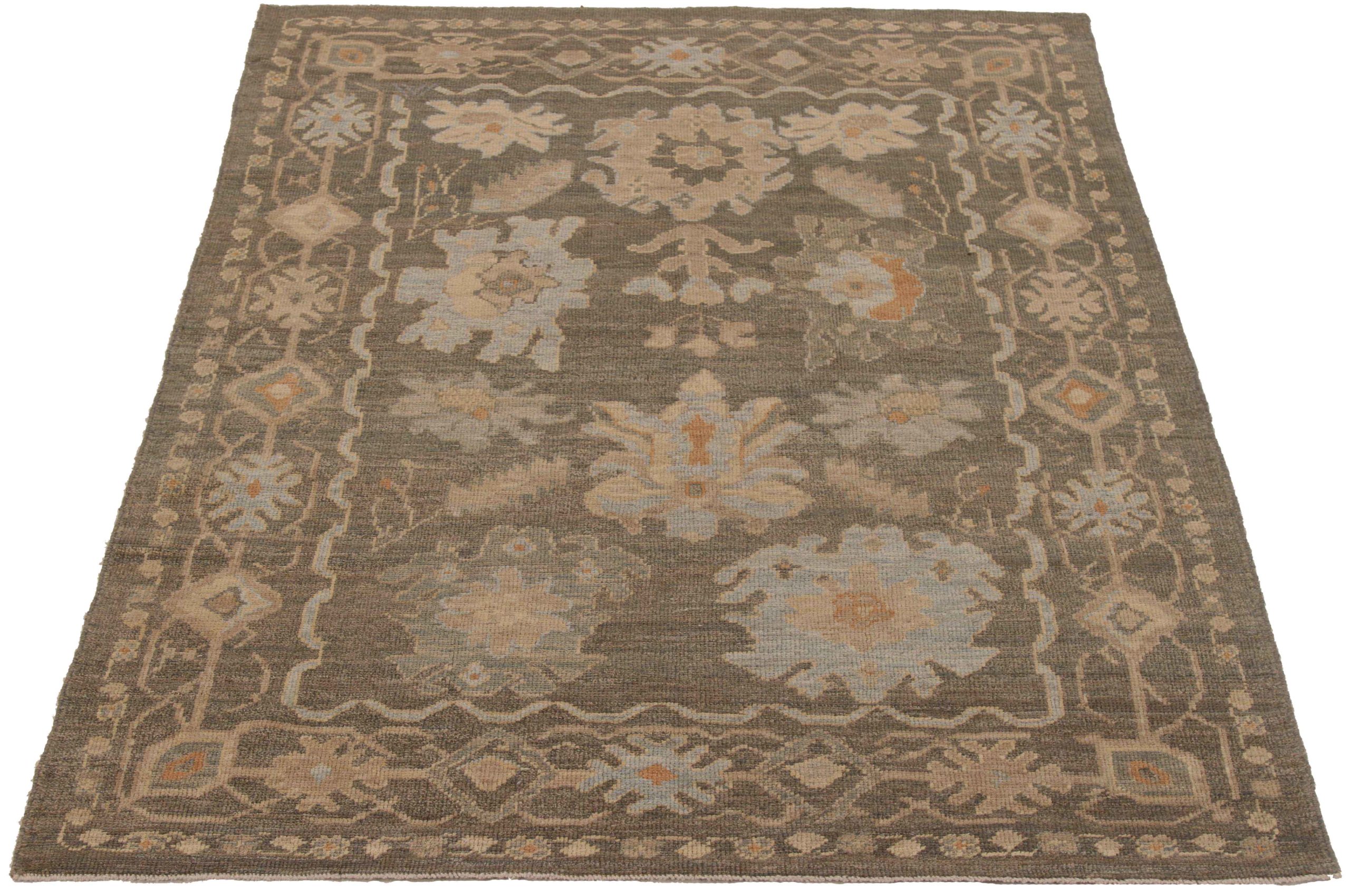 Thumbnail 15 for Persian Oushak Transitional Rug 69057