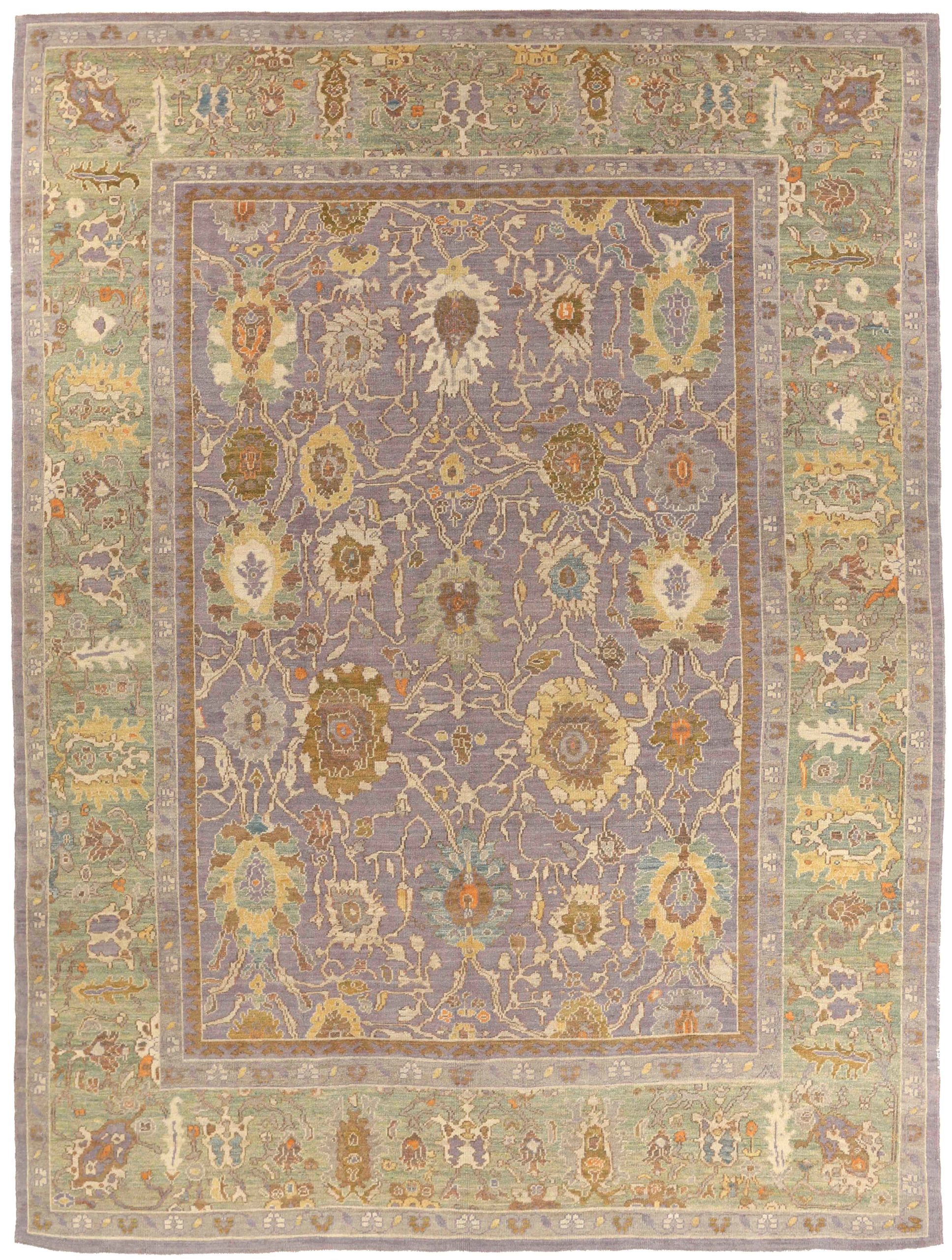 Thumbnail 5 for Persian Oushak Transitional Rug 69140