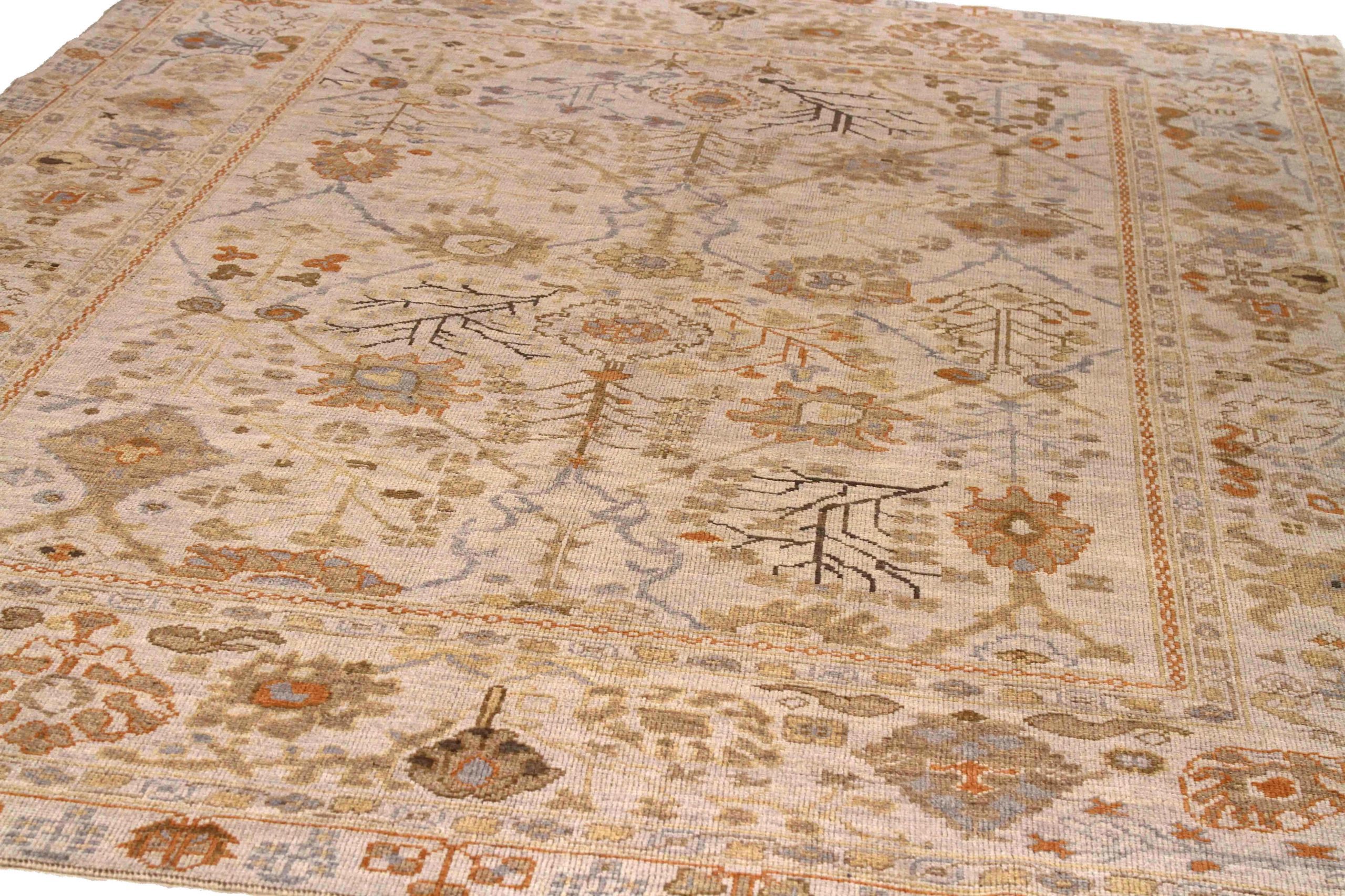 Thumbnail 7 for Persian Oushak Transitional Rug 69141