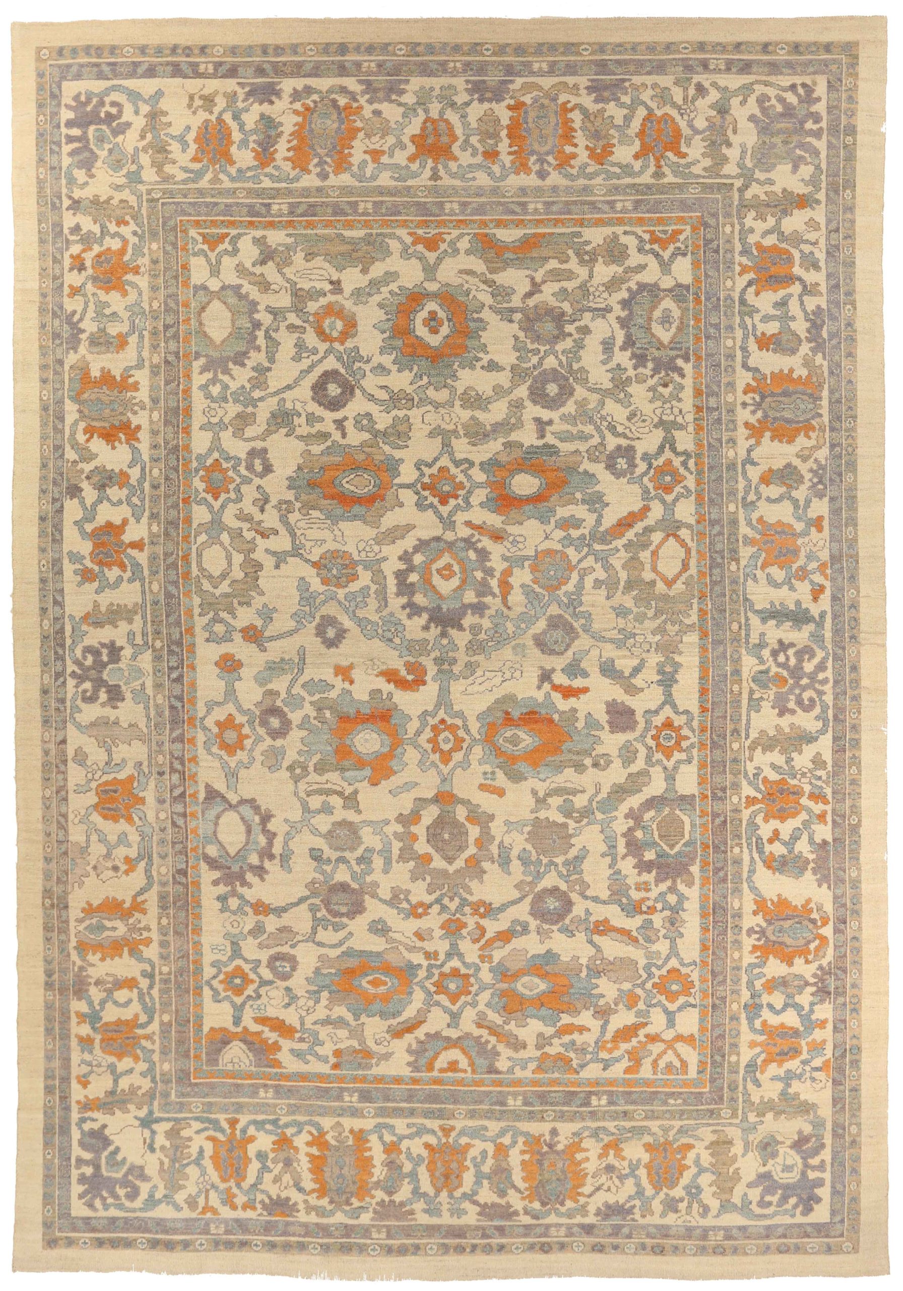 Thumbnail 5 for Persian Oushak Transitional Rug 69143