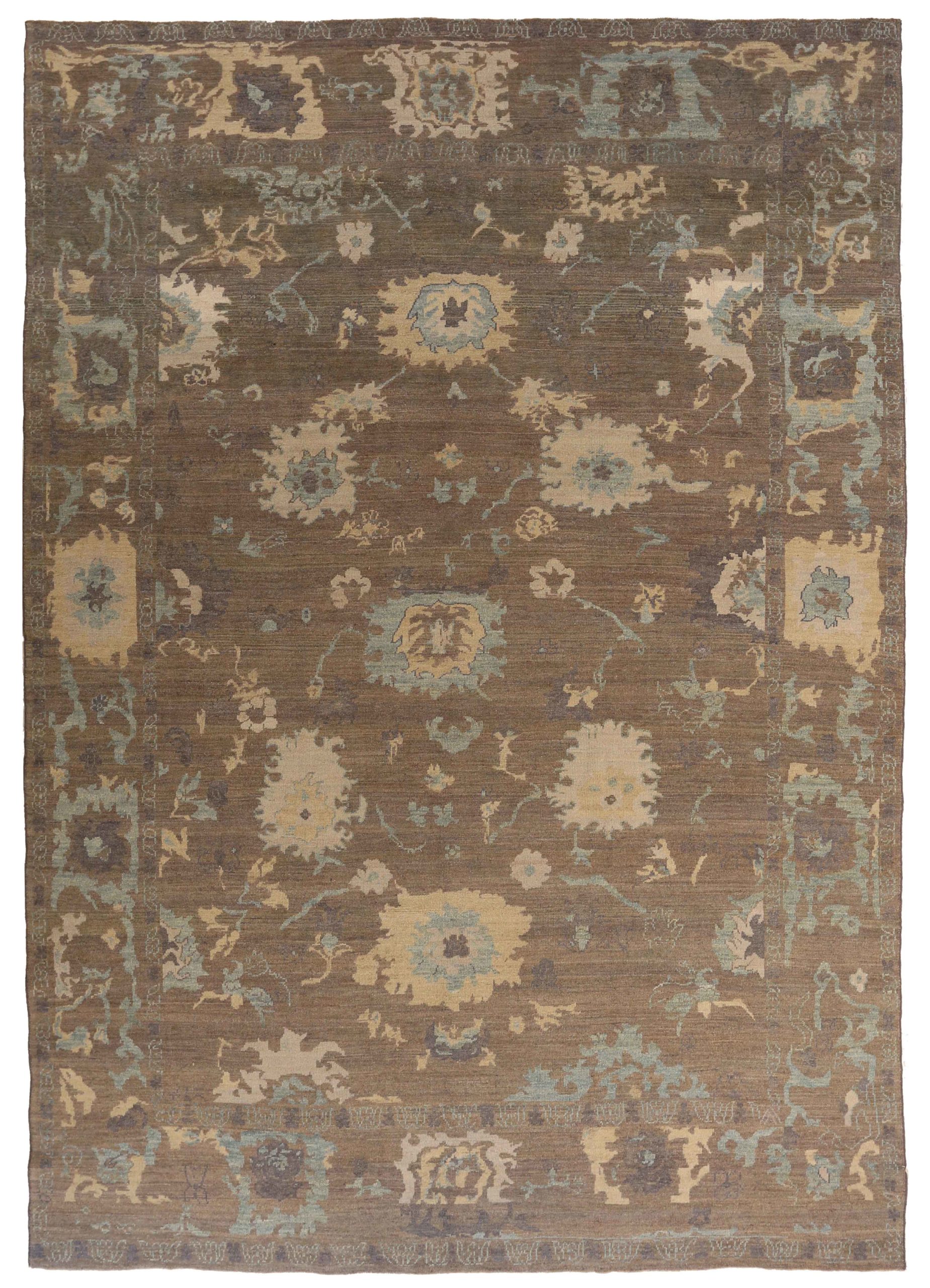 Thumbnail 5 for Persian Oushak Transitional Rug 69146