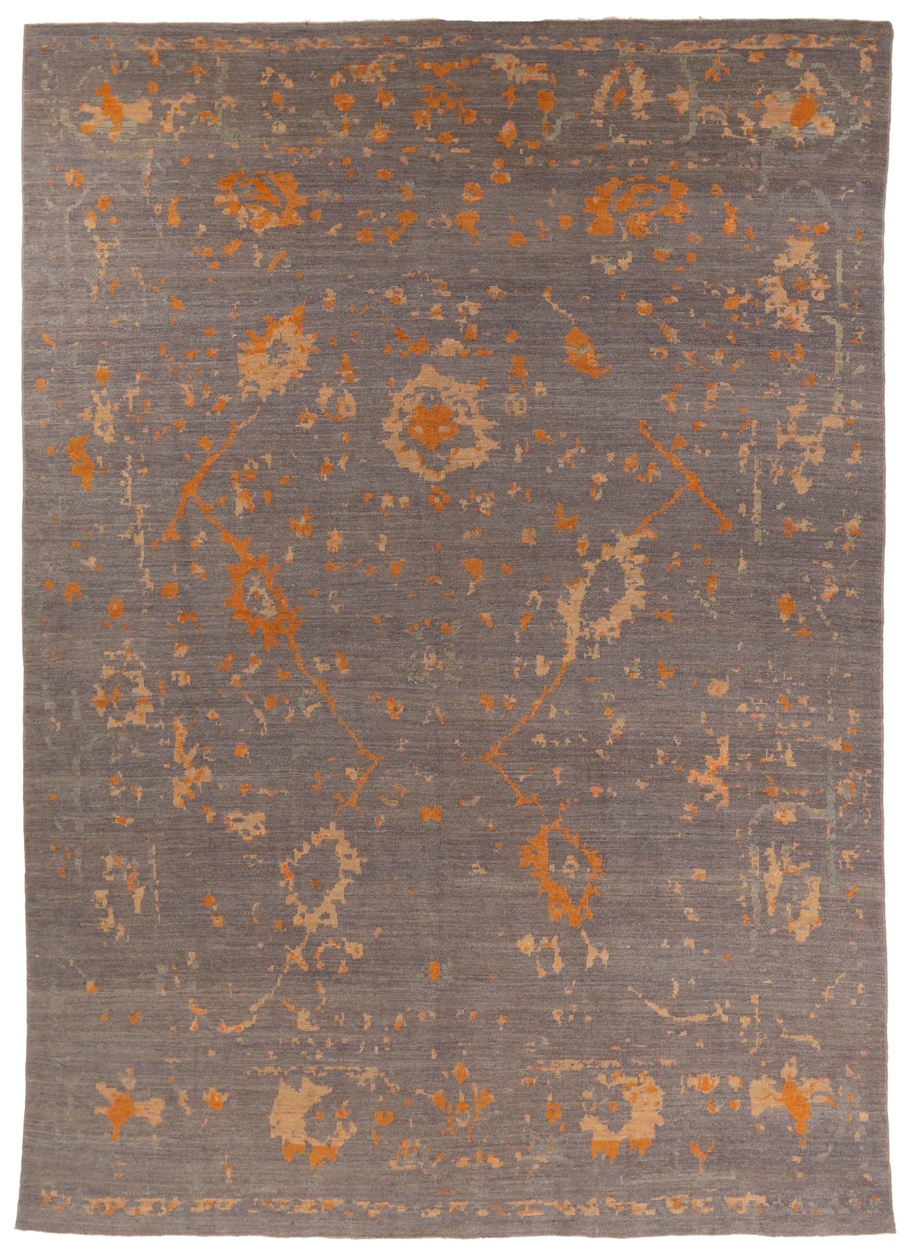 Thumbnail 7 for Persian Oushak Transitional Rug 69171