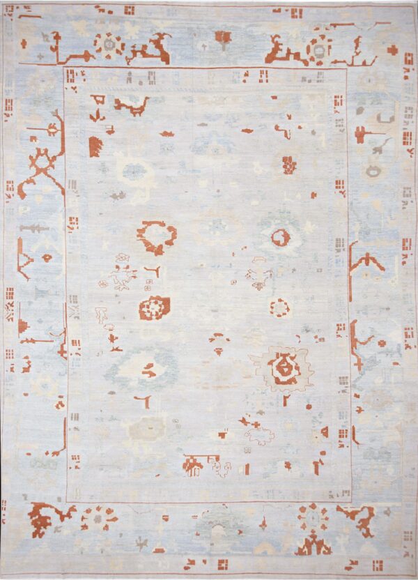 Thumbnail 9 for Persian Oushak Transitional Rug 88060