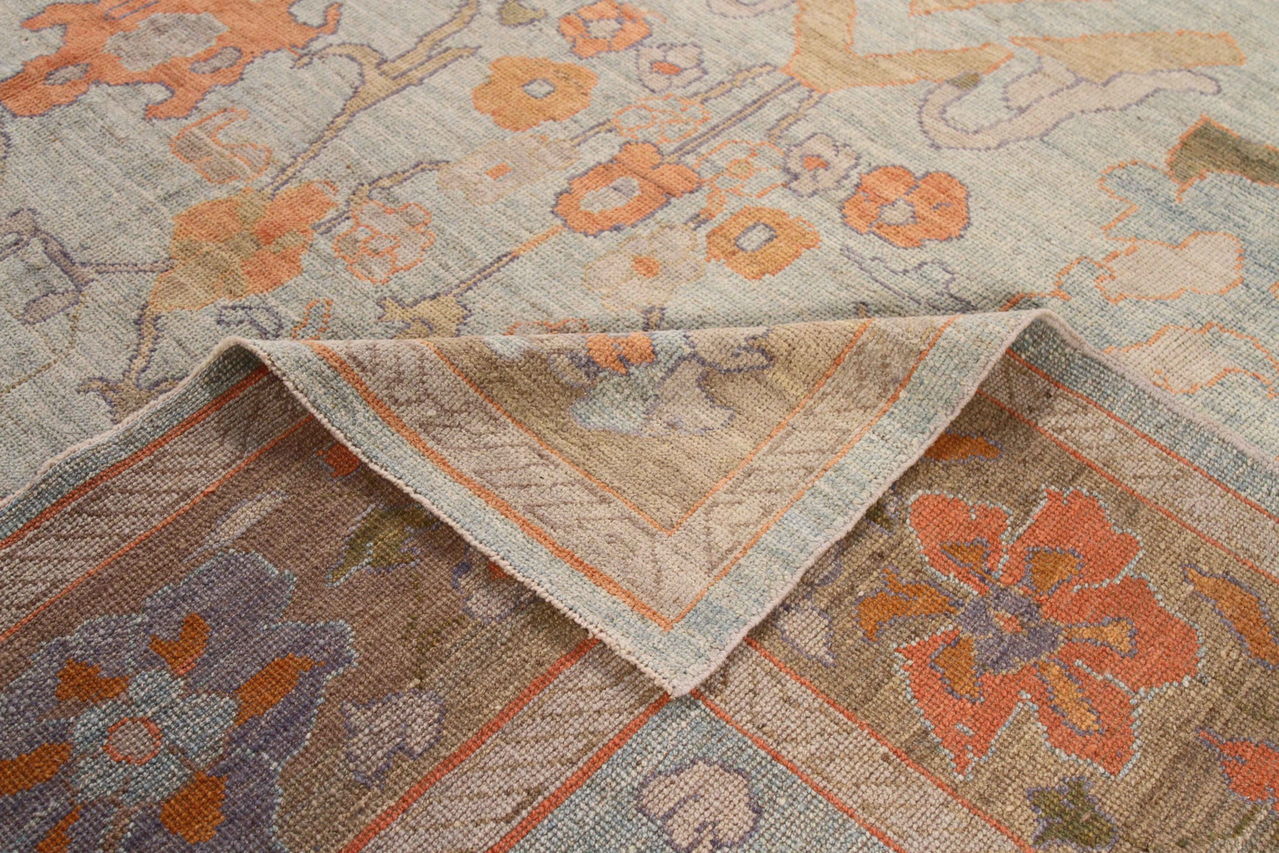 Thumbnail 10 for Persian Oushak Transitional Rug 69351