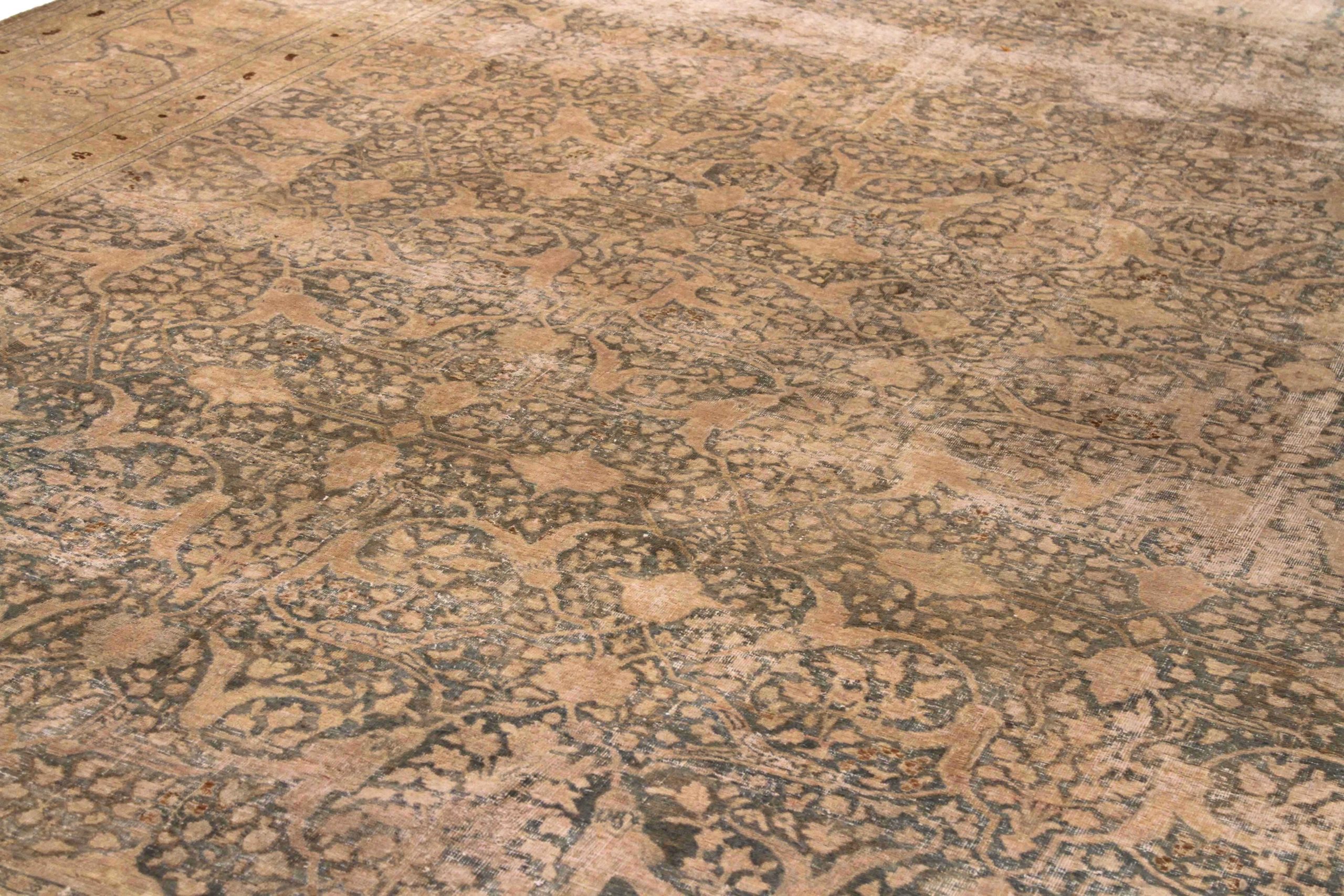 Thumbnail 11 for Antique Persian Tabriz Transitional Rug 69357