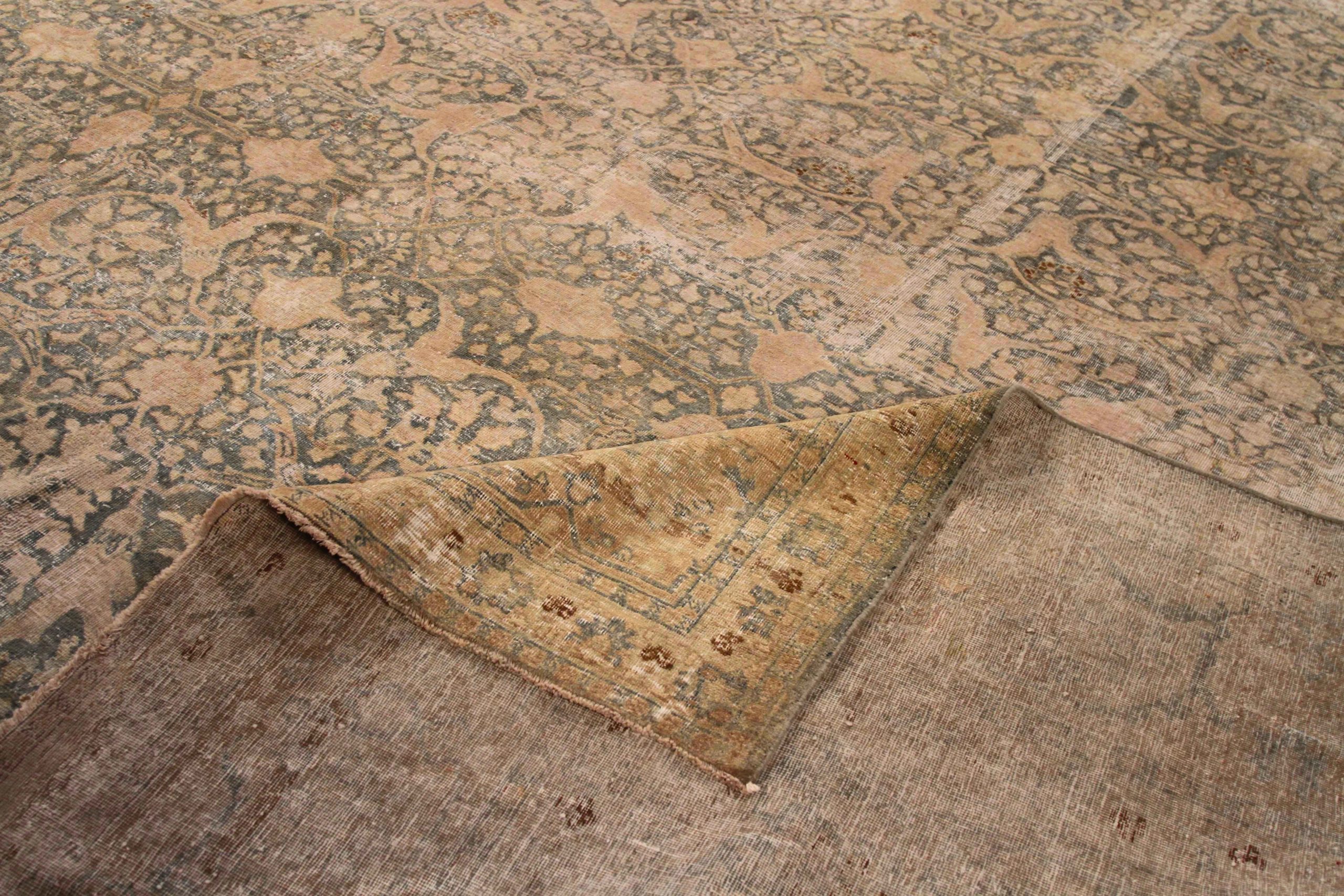 Thumbnail 5 for Antique Persian Tabriz Transitional Rug 69357