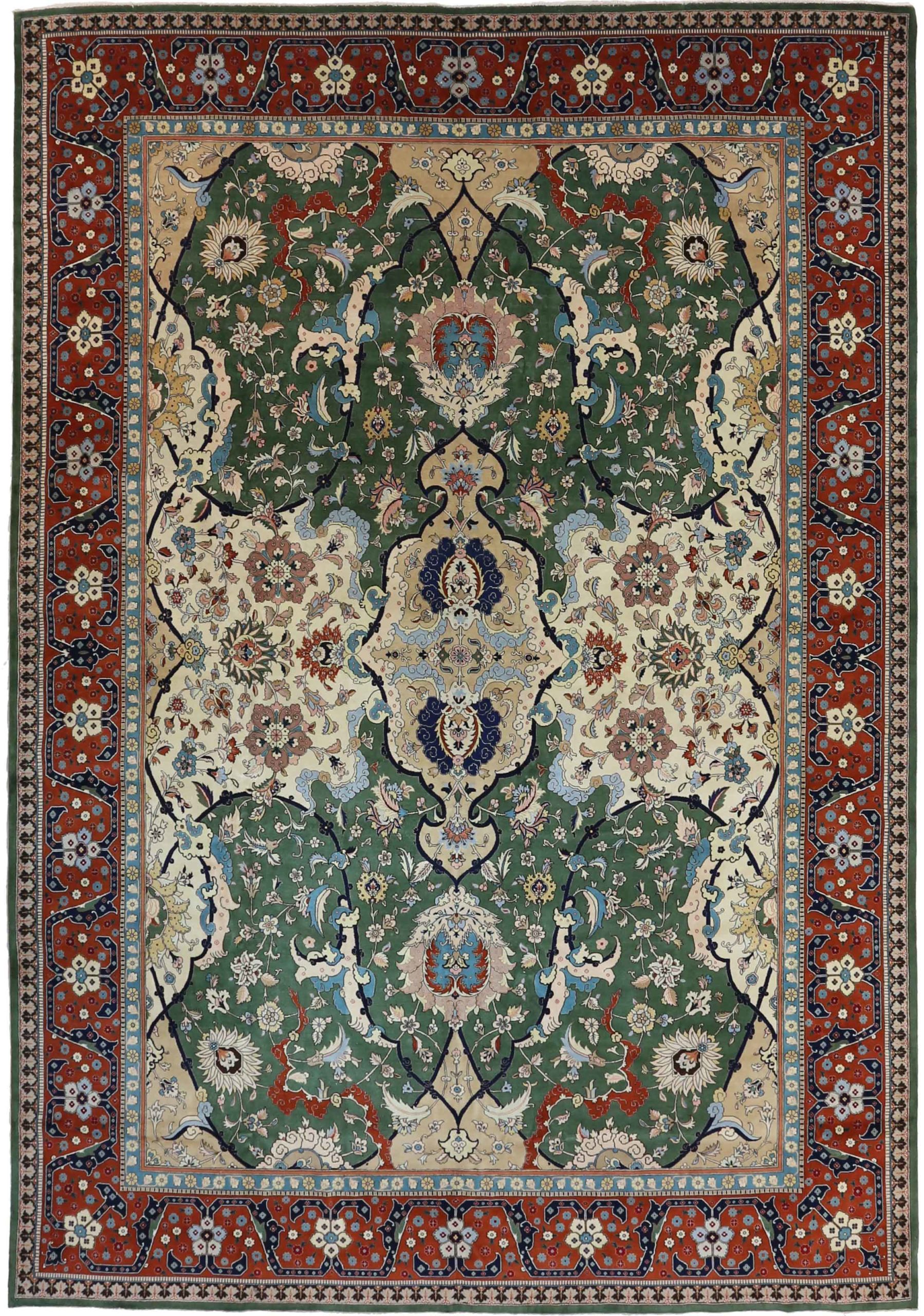 Thumbnail 5 for Persian Tabriz Transitional Rug 69374