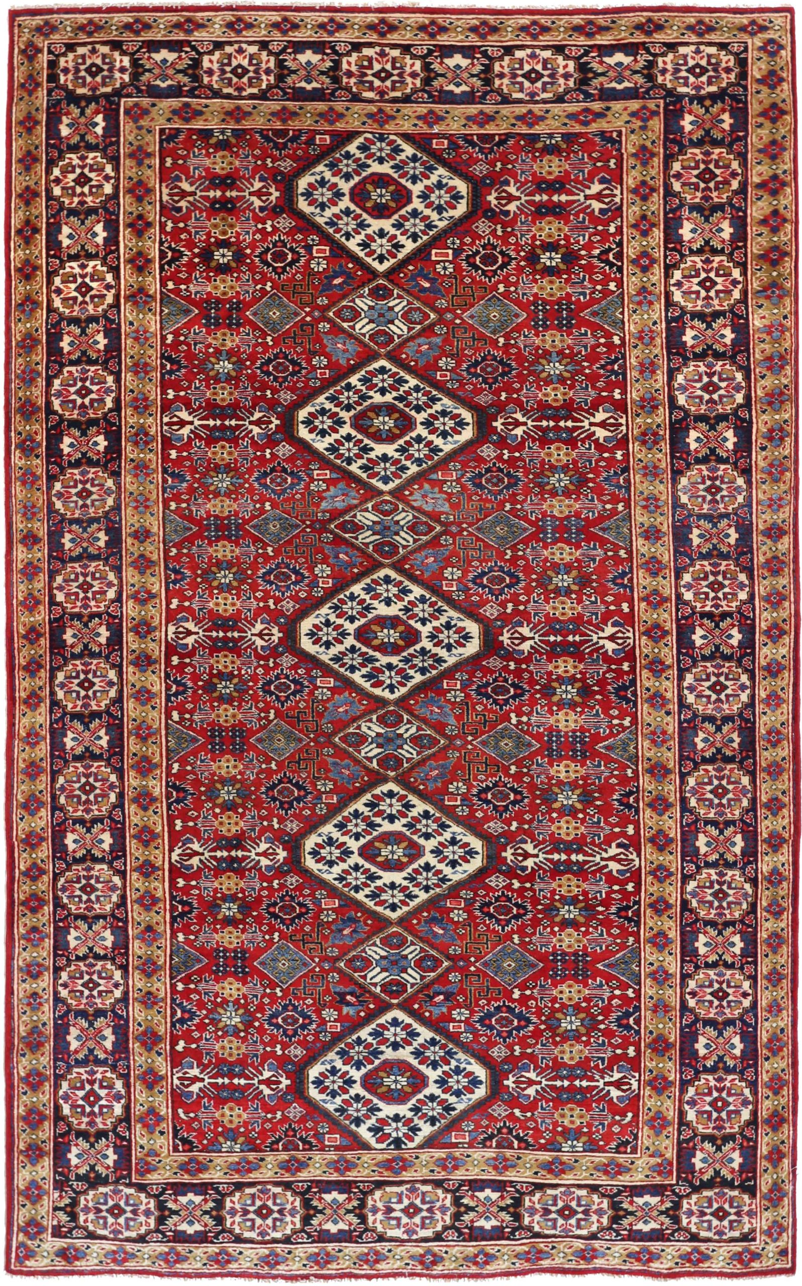 Thumbnail 8 for Antique Persian Ardebil Traditional Rug 69381
