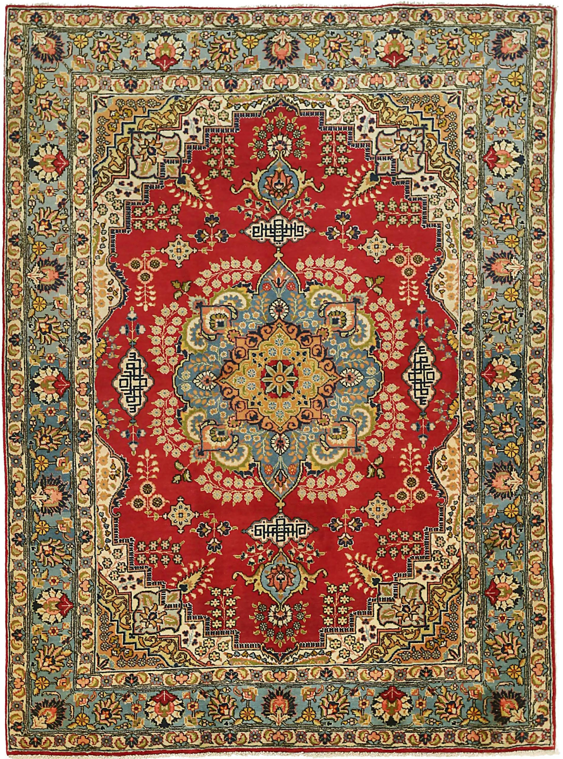 Thumbnail 11 for Antique Persian Mashad Traditional Rug 69513