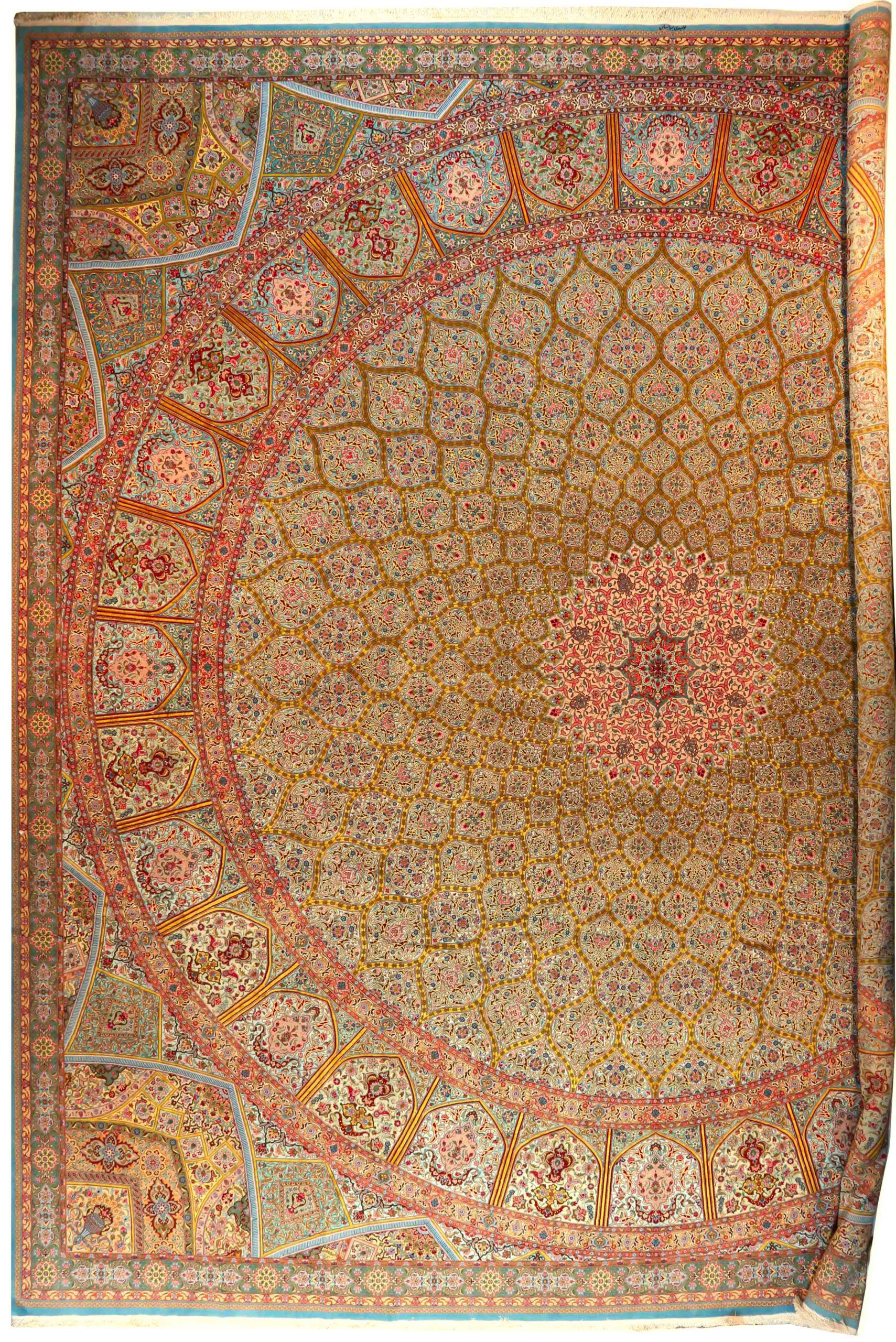 Thumbnail 8 for Persian Tabriz Traditional Rug 69537