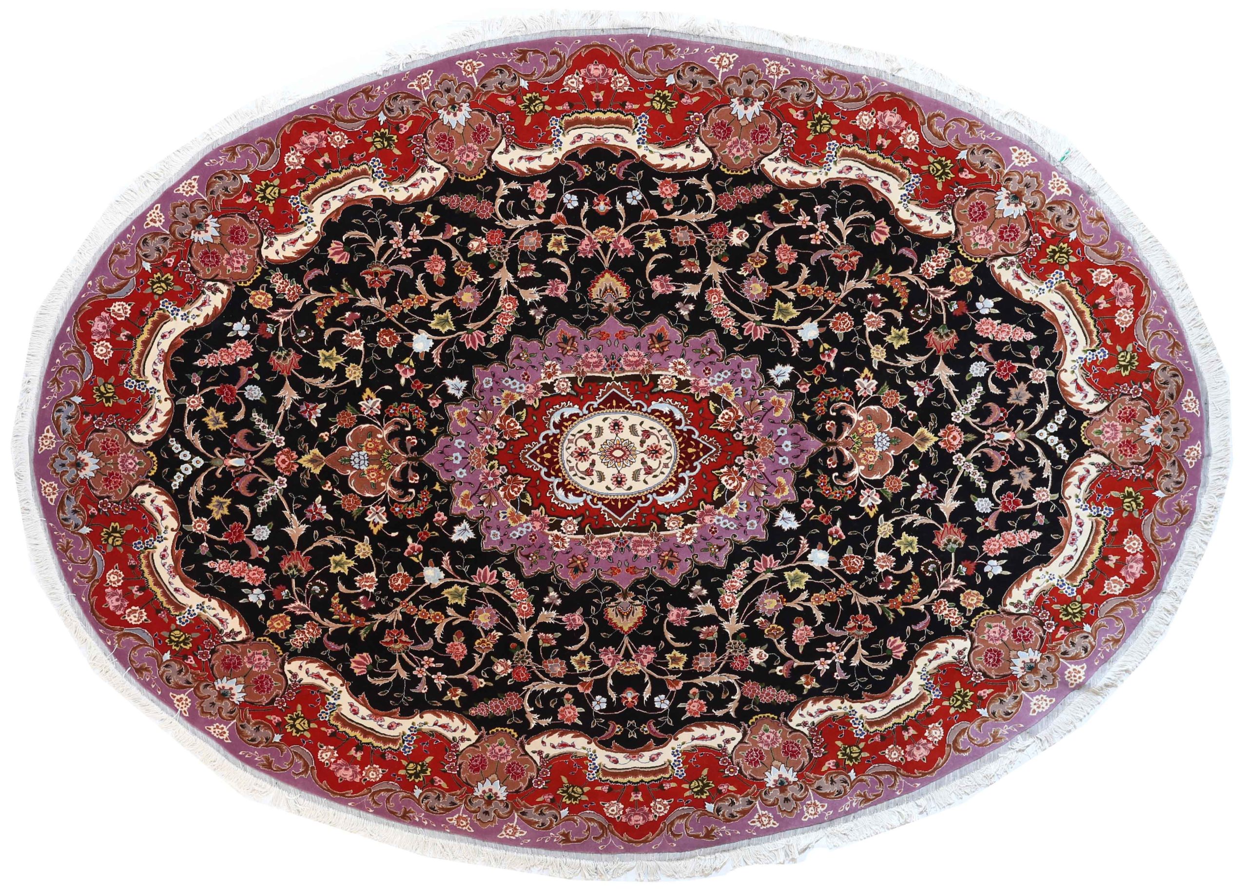 Thumbnail 10 for Persian Tabriz Traditional Rug 69540