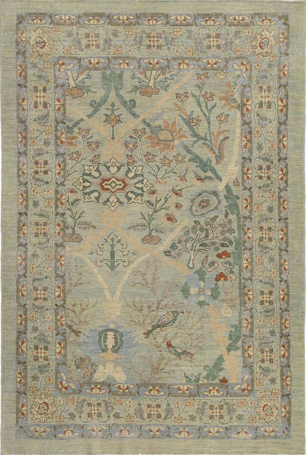 Thumbnail 13 for Turkey Sultanabad Tribal Rug 95562