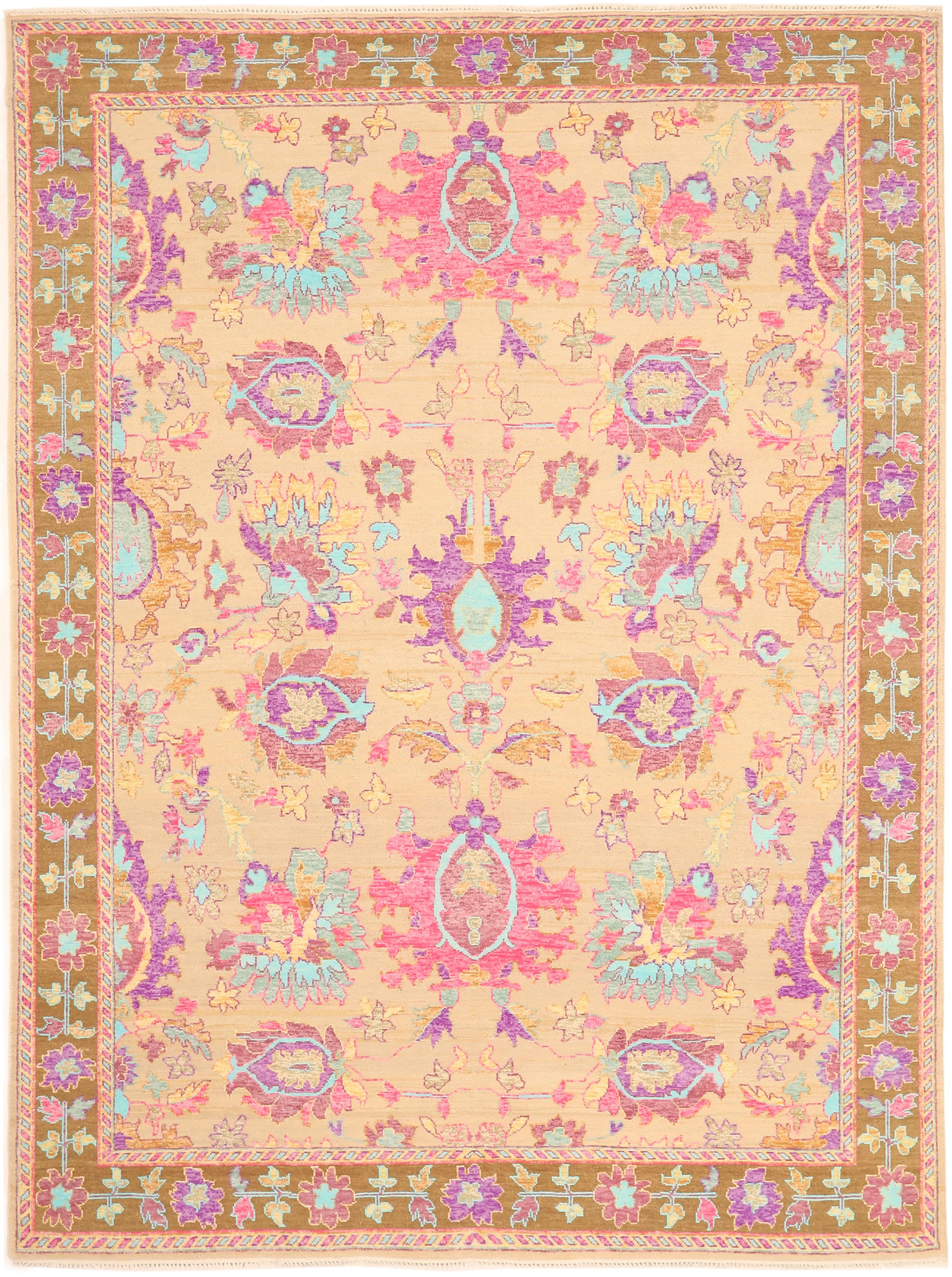 Thumbnail 5 for India Tabriz Modern / Contemporary Rug 93820
