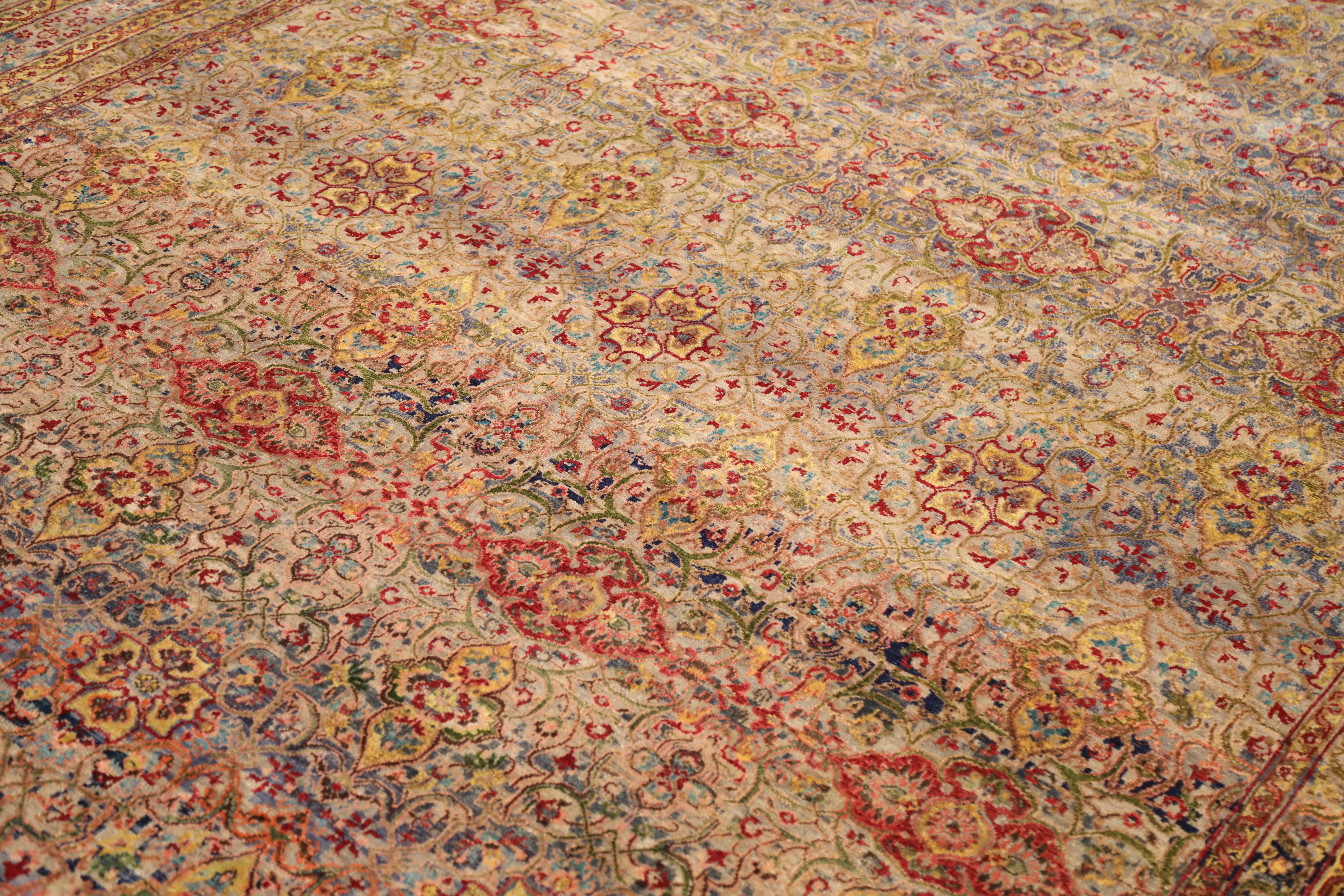 Thumbnail 3 for India Sari Silk Modern / Contemporary Rug 93822