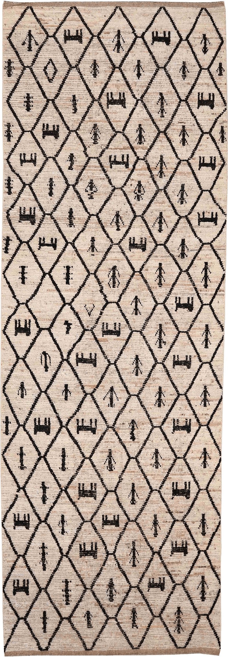 Thumbnail 2 for Afghanistan Moroccan Tribal Rug 96364