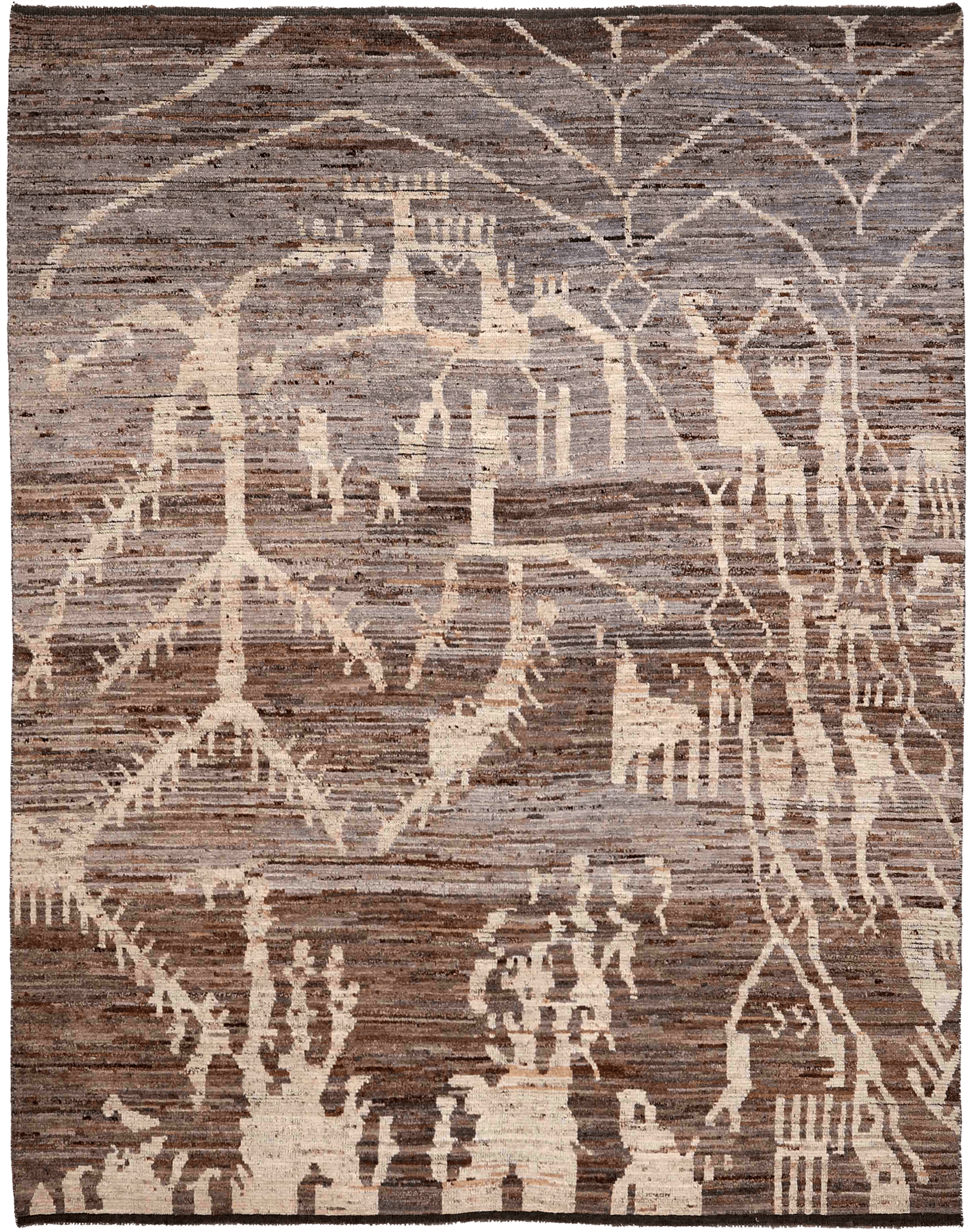 Thumbnail 2 for Afghanistan Moroccan Tribal Rug 96446