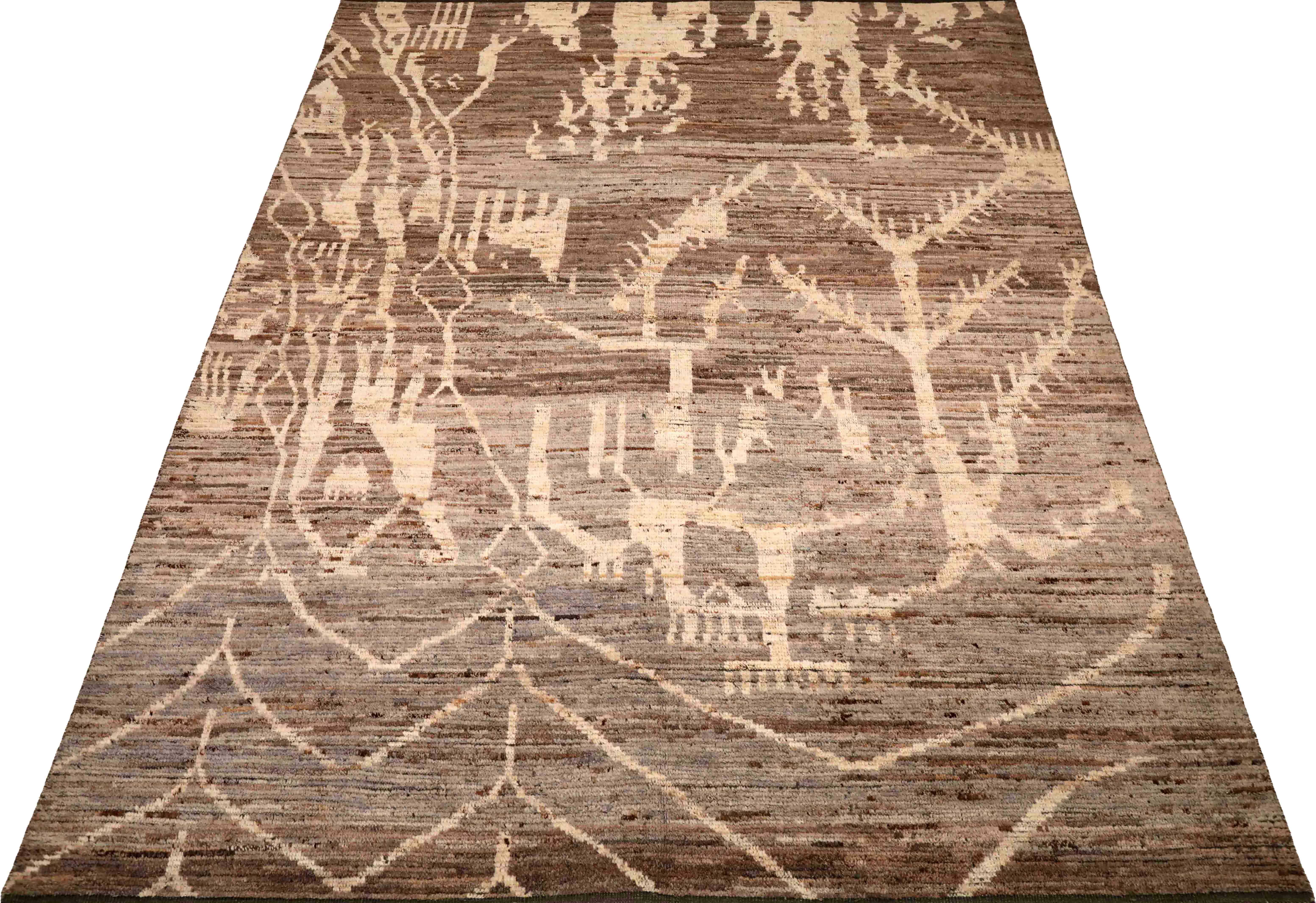 Thumbnail 5 for Afghanistan Moroccan Tribal Rug 96446