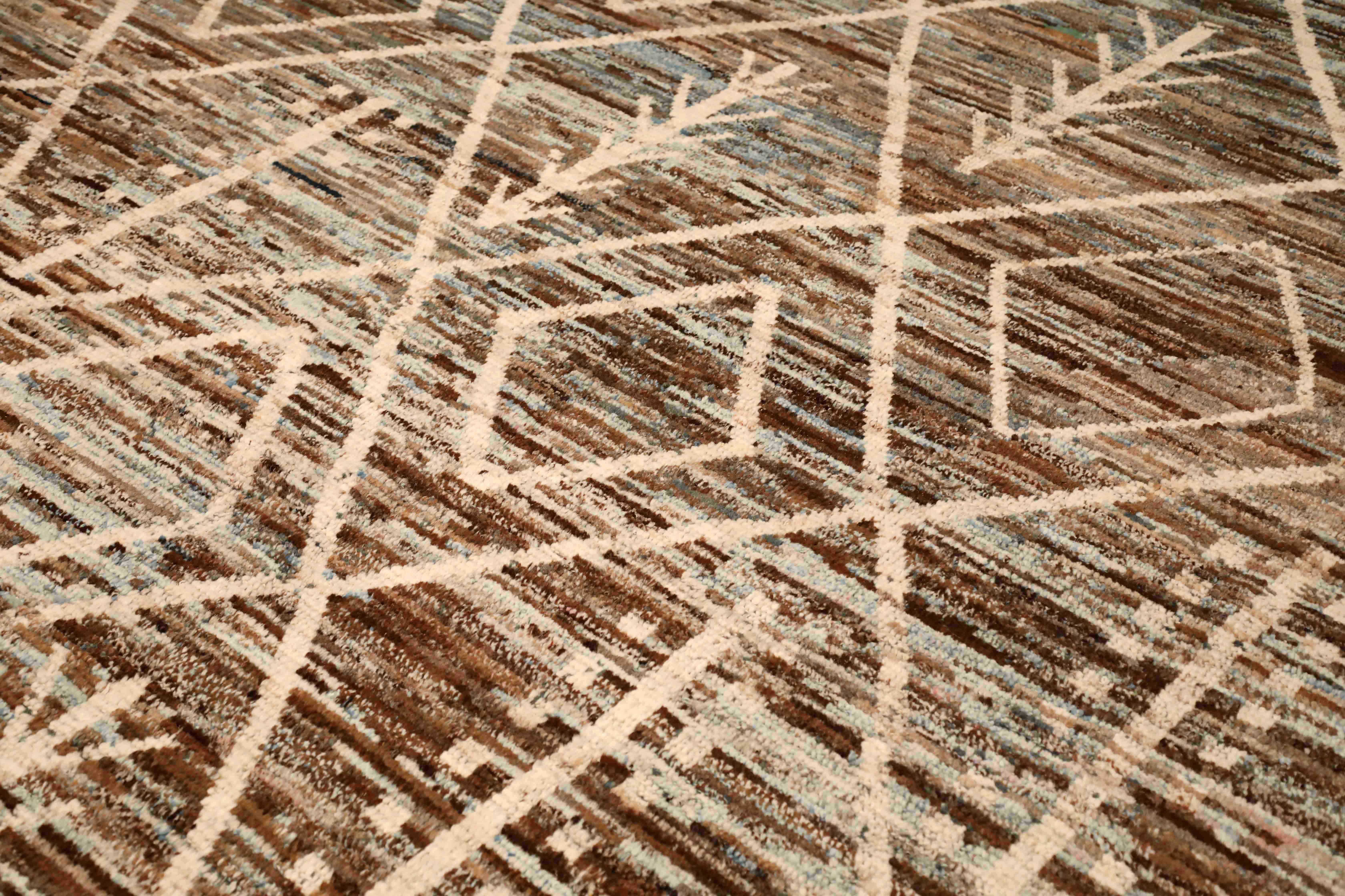 Thumbnail 11 for Afghanistan Moroccan Tribal Rug 96386