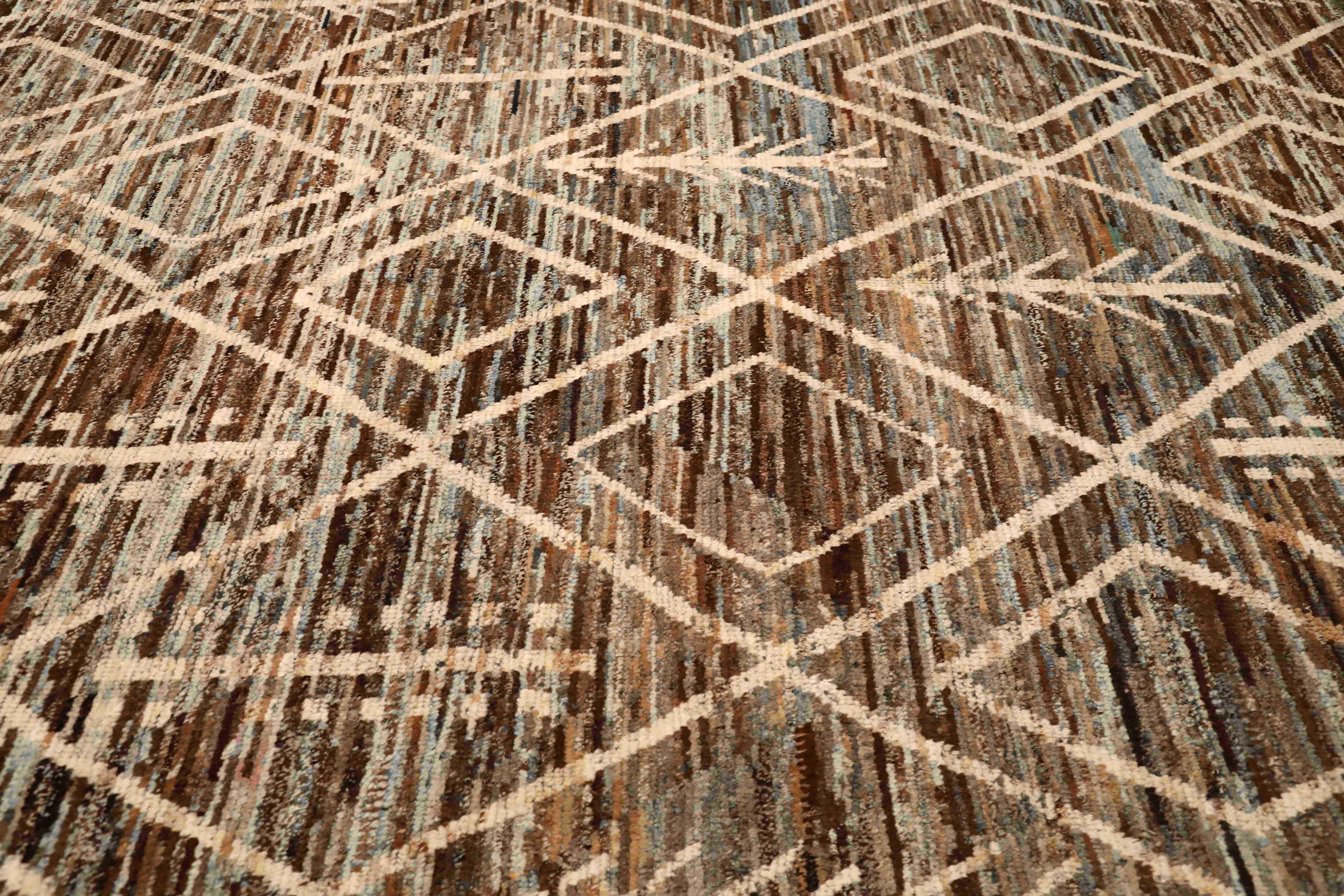 Thumbnail 7 for Afghanistan Moroccan Tribal Rug 96386