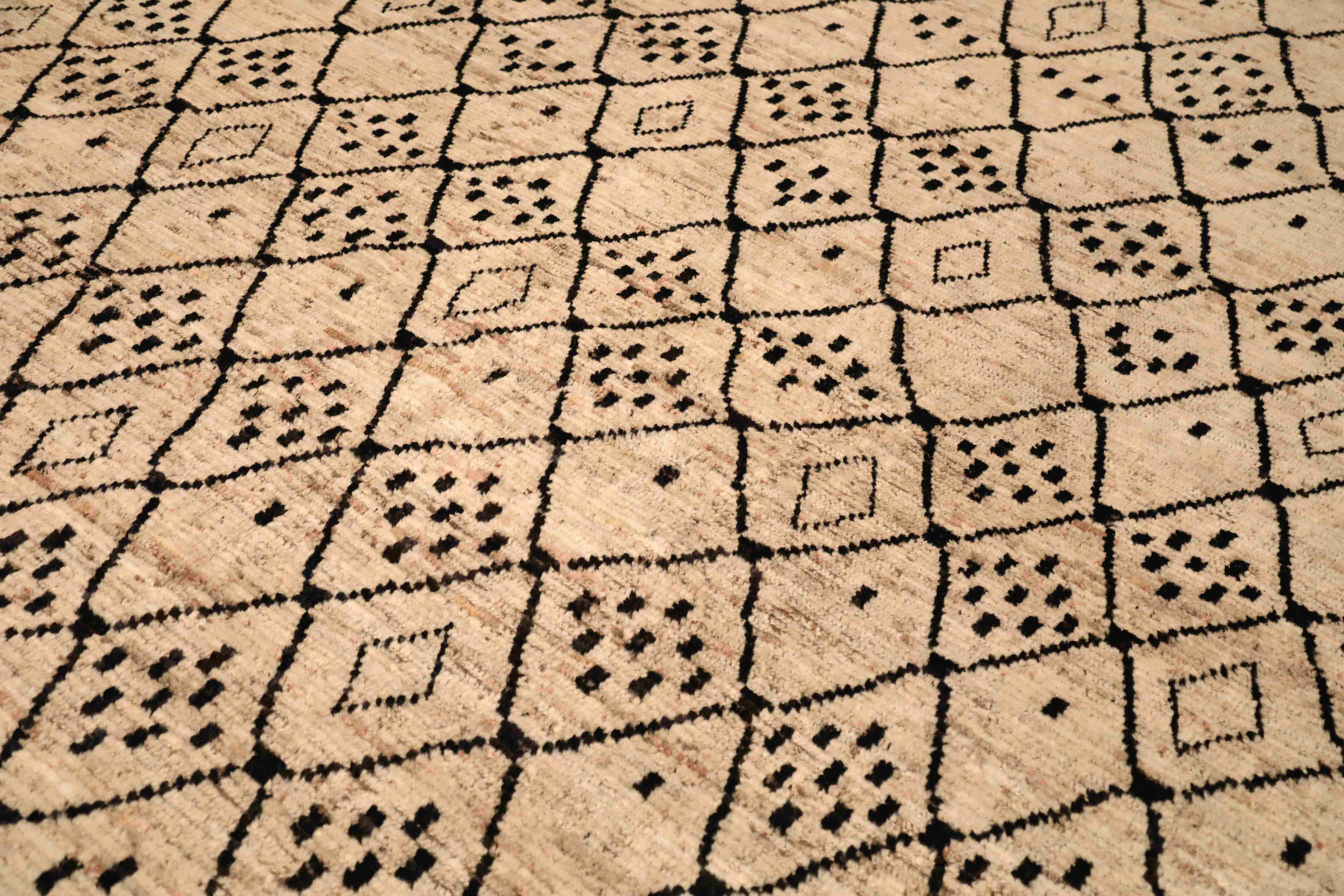 Thumbnail 13 for Afghanistan Moroccan Tribal Rug 96389