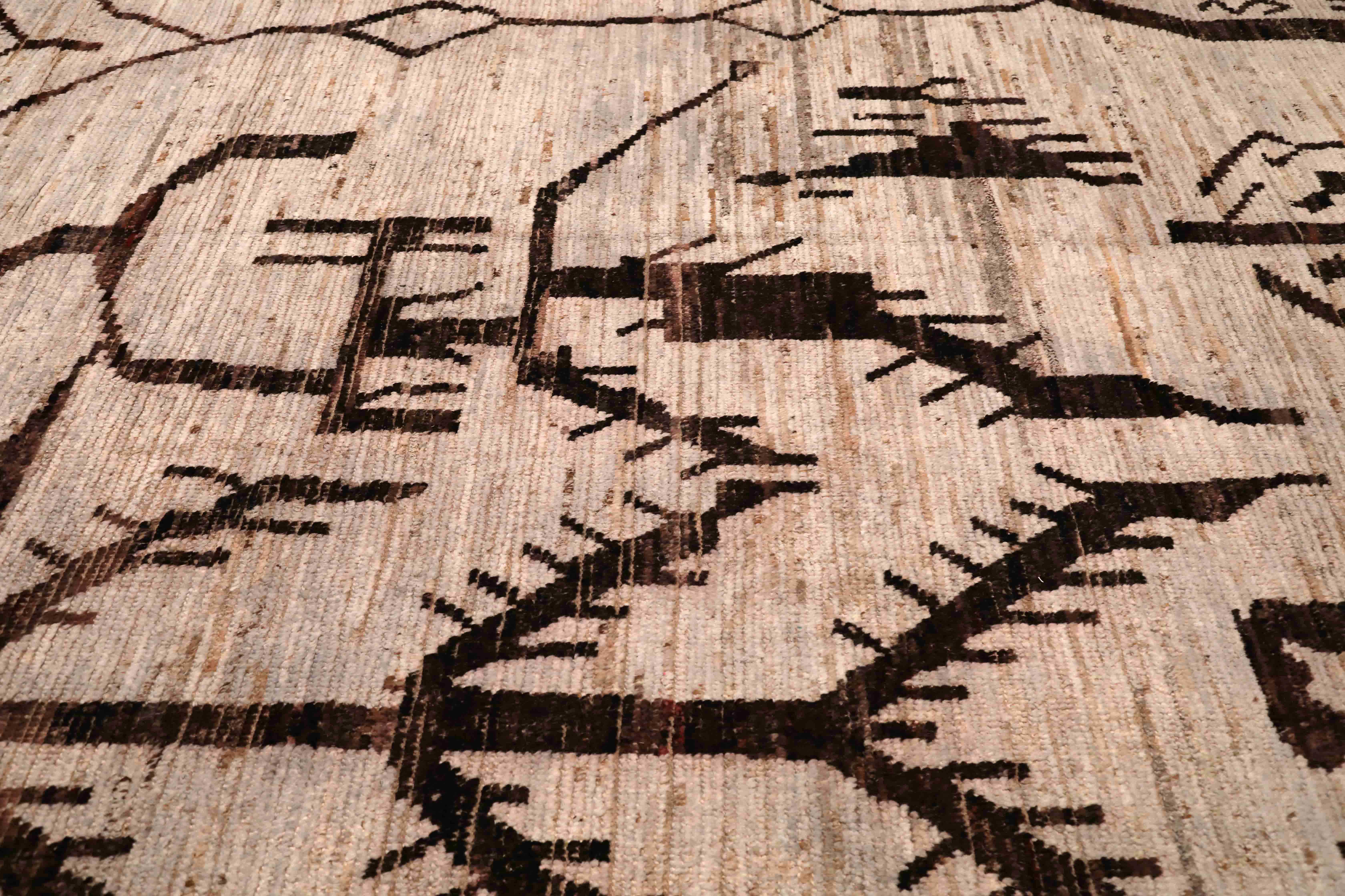 Thumbnail 14 for Afghanistan Moroccan Tribal Rug 96397