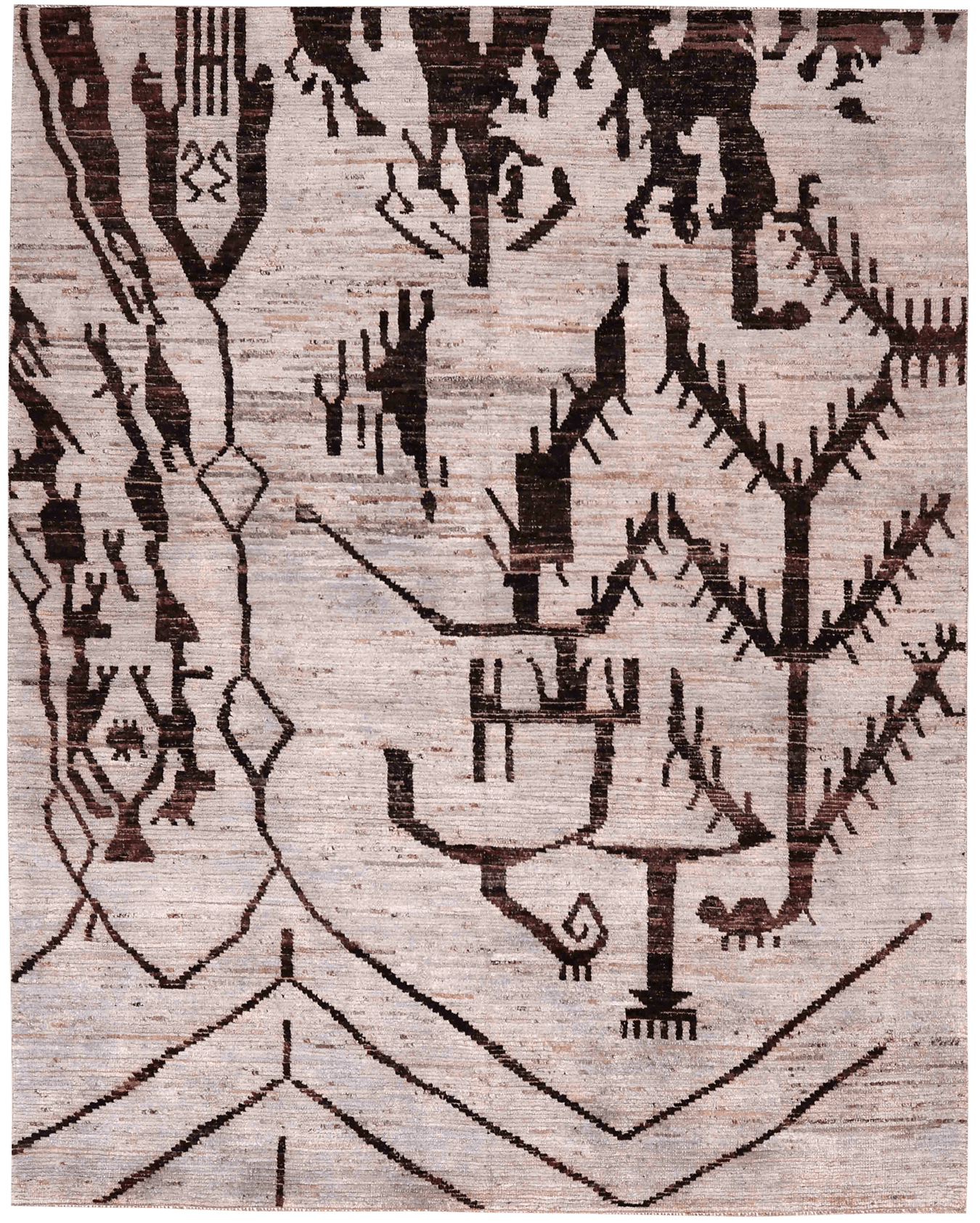 Thumbnail 8 for Afghanistan Moroccan Tribal Rug 96397