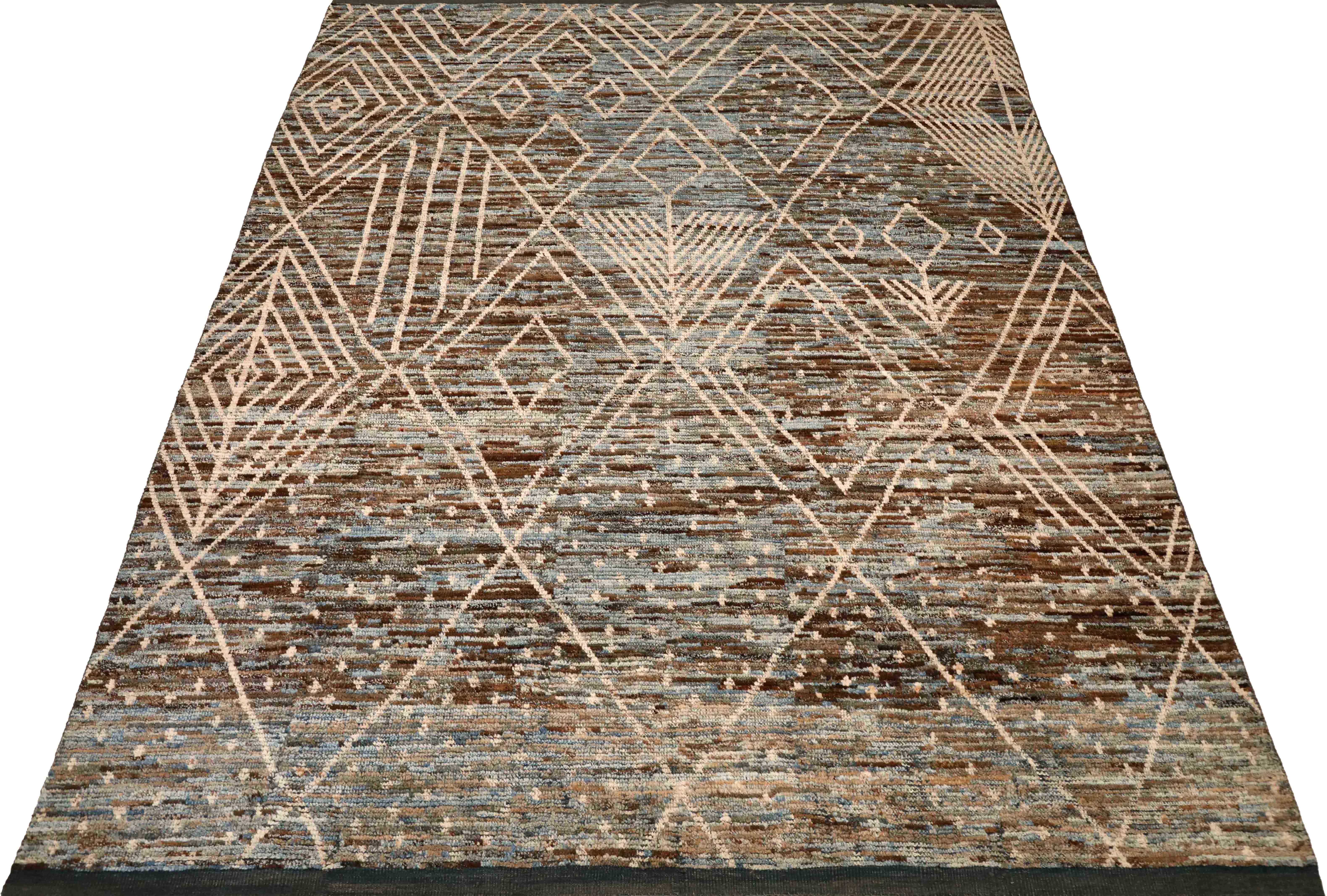 Thumbnail 8 for Afghanistan Moroccan Tribal Rug 96415