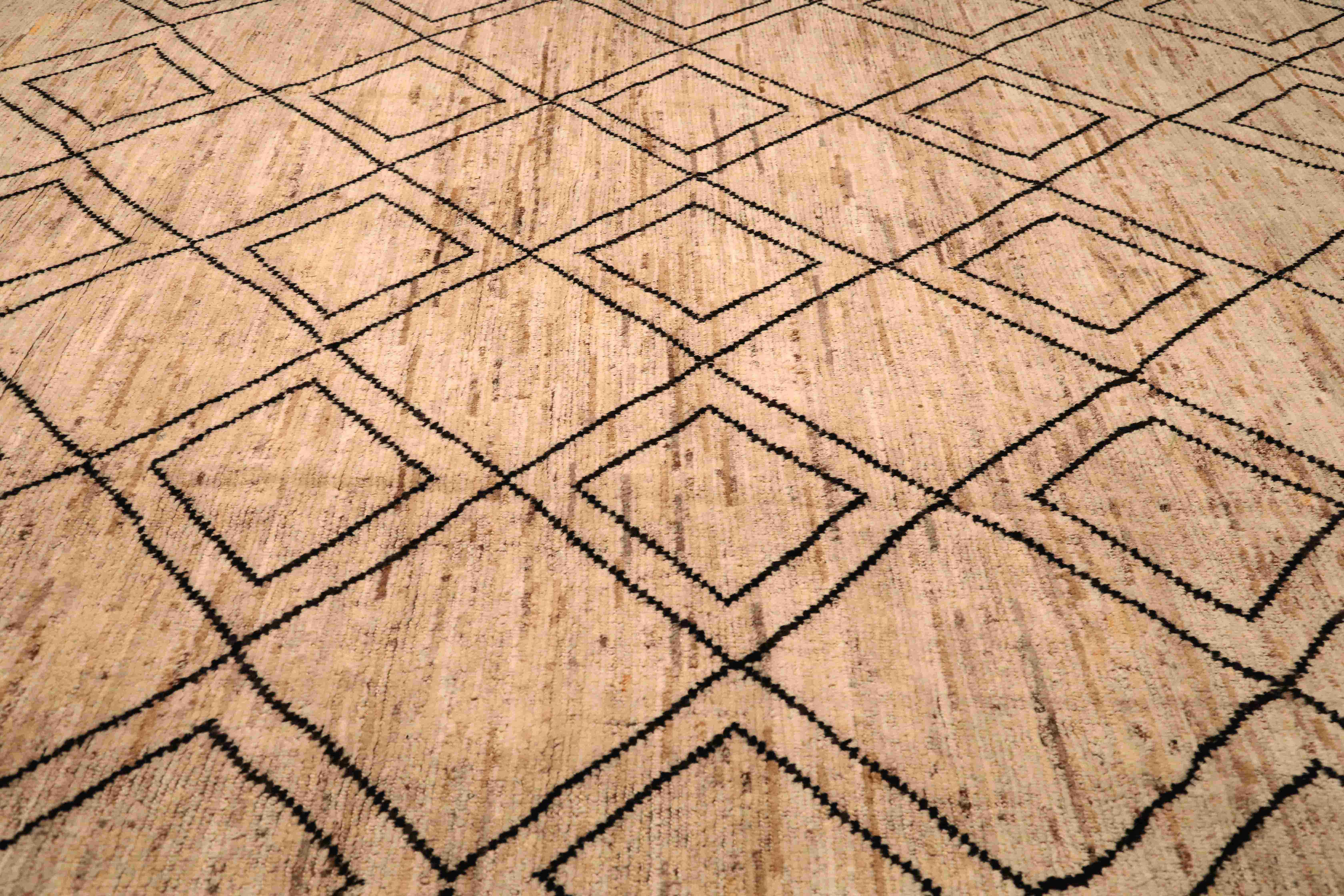 Thumbnail 10 for Afghanistan Moroccan Tribal Rug 96348