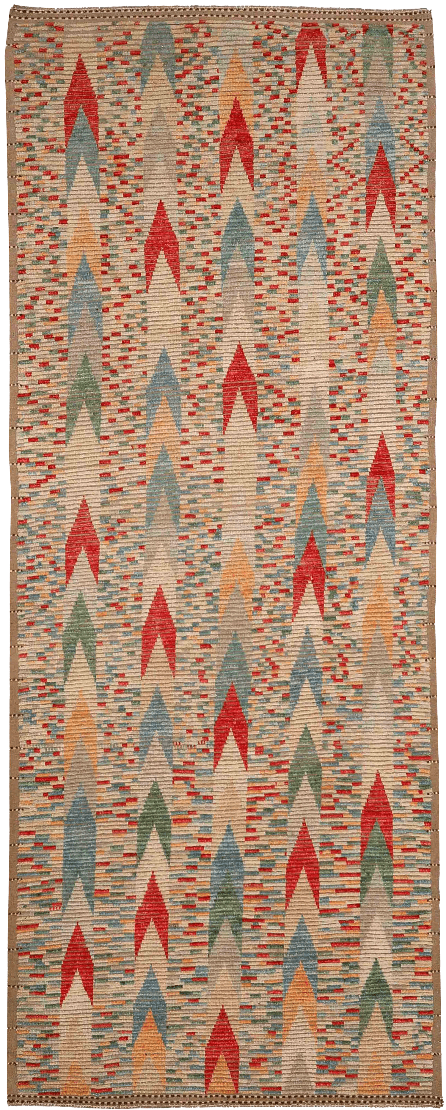 Thumbnail 2 for Afghanistan Moroccan Tribal Rug 96357