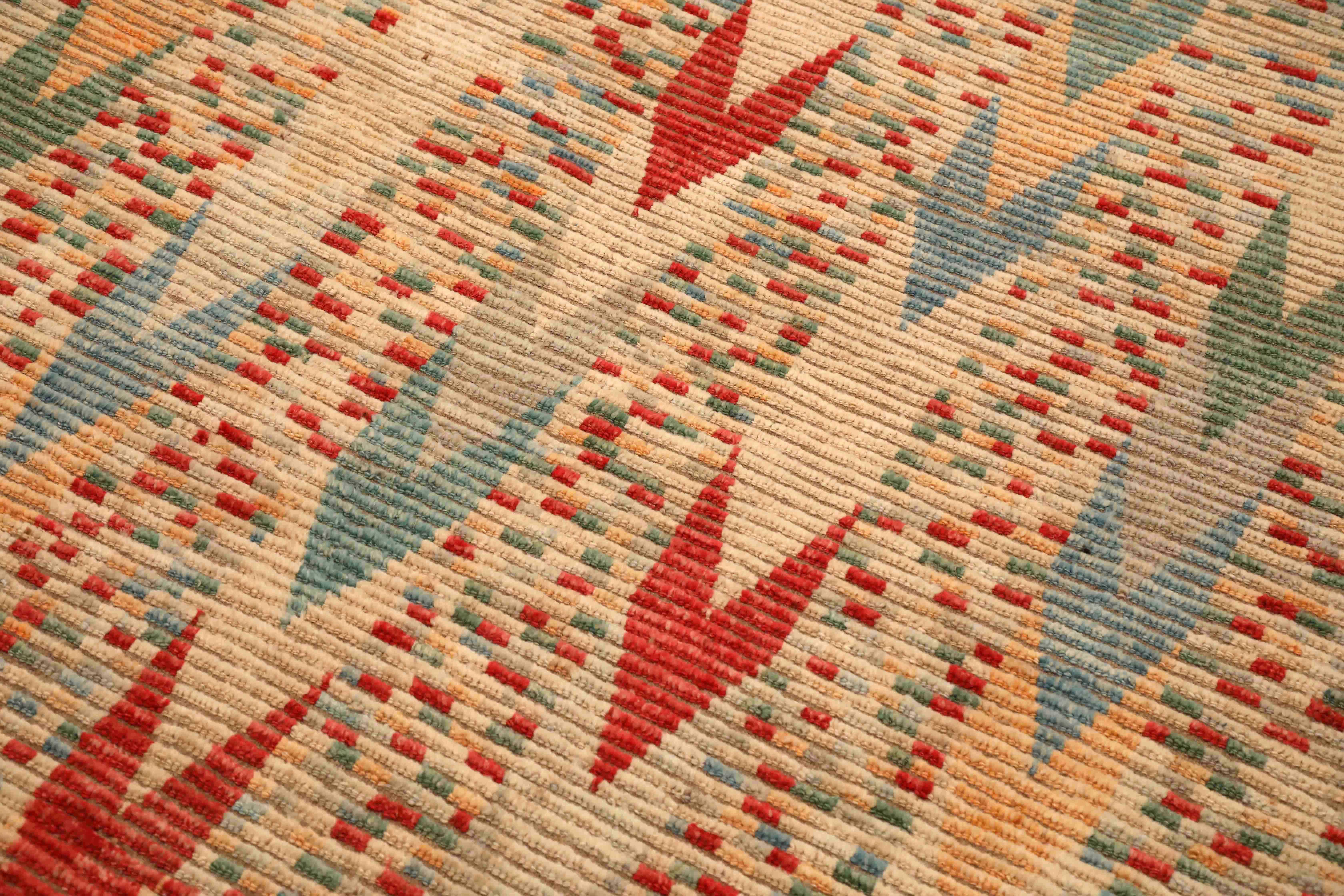 Thumbnail 7 for Afghanistan Moroccan Tribal Rug 96357