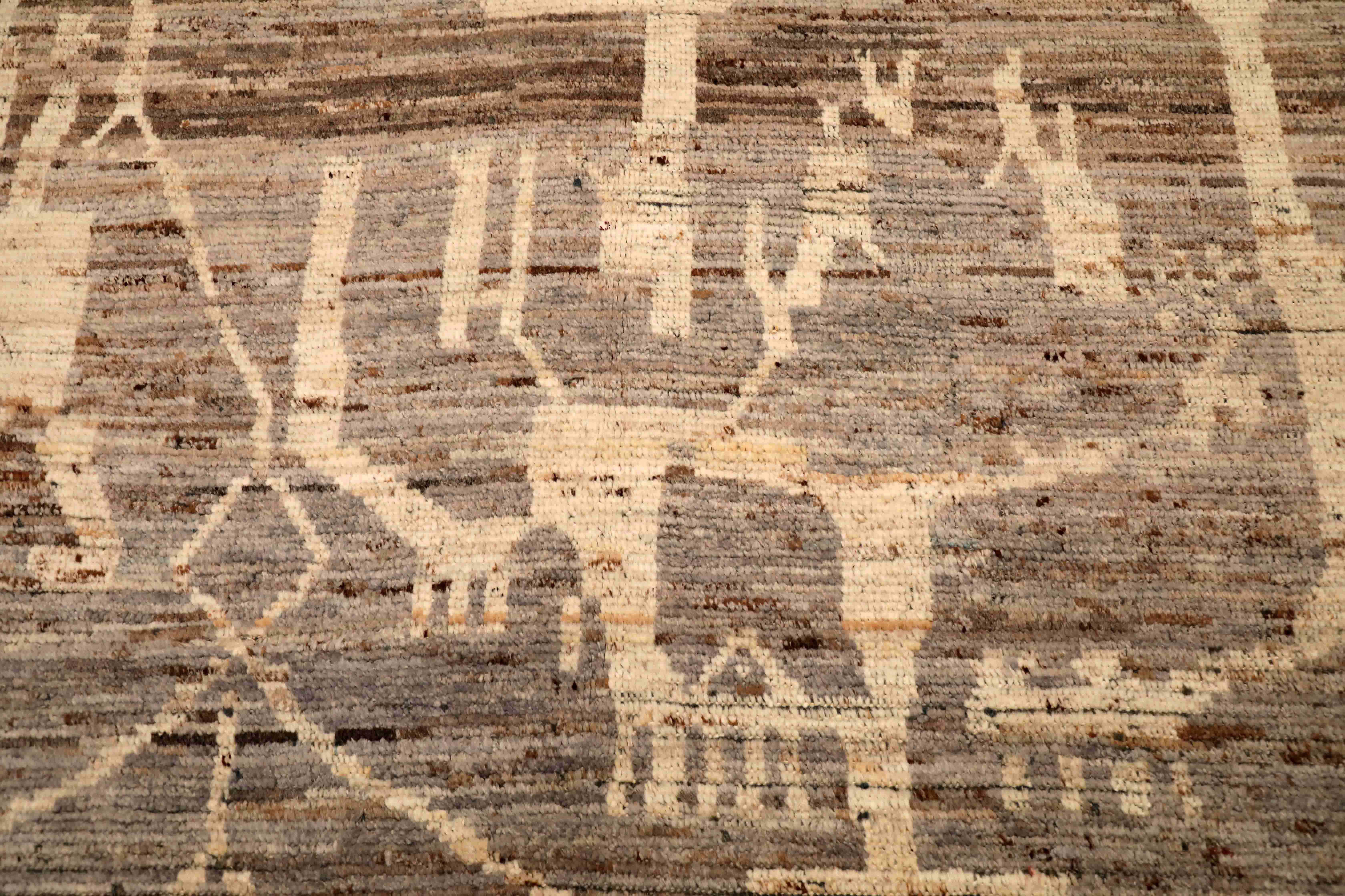 Thumbnail 15 for Afghanistan Moroccan Tribal Rug 96446