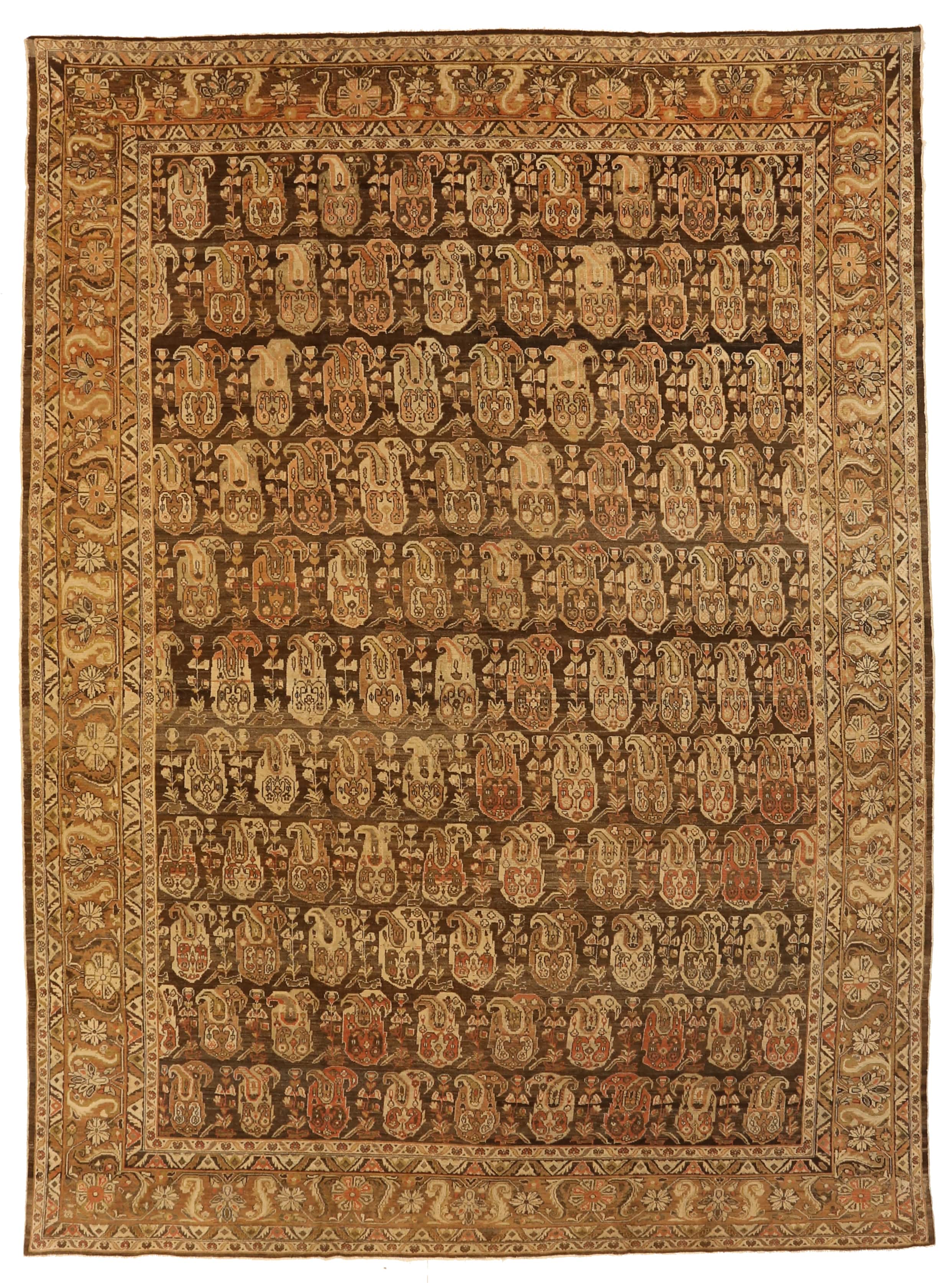 Thumbnail 7 for Antique Persian Malayer Traditional Rug 51985