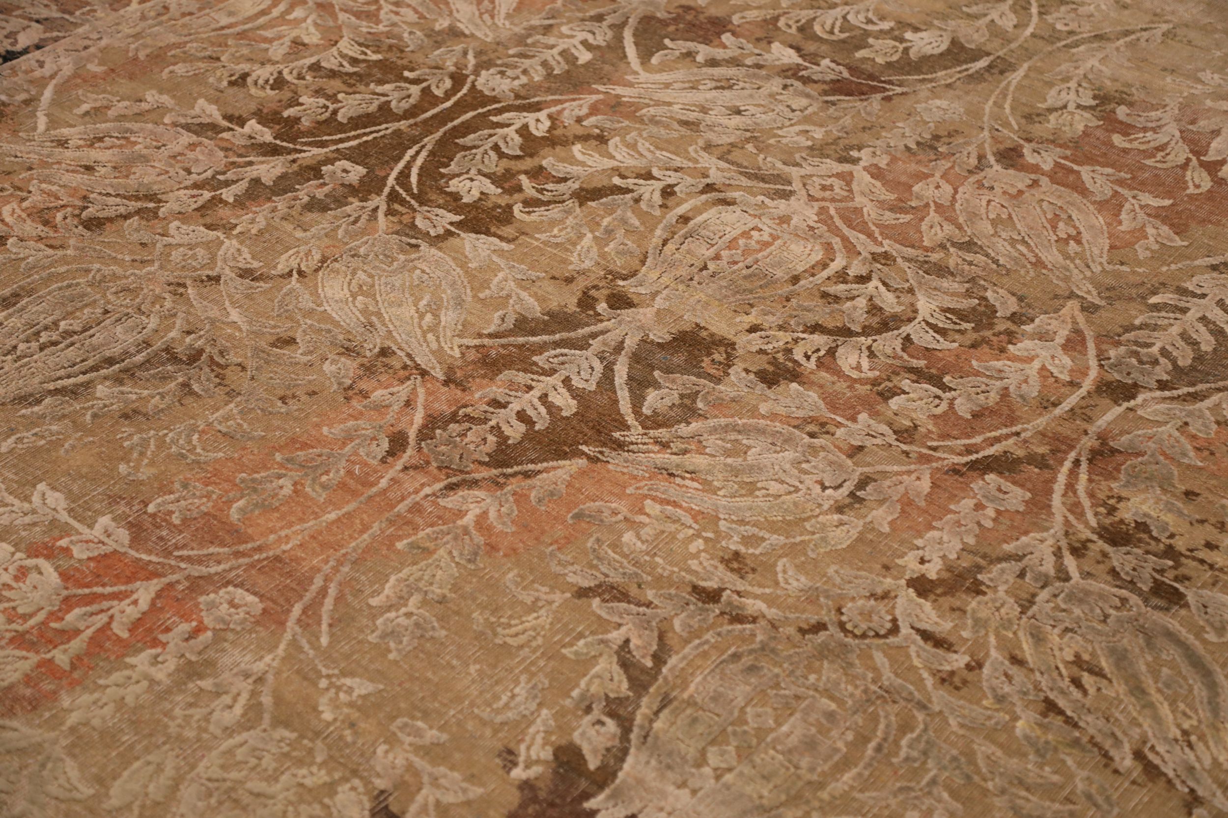 Thumbnail 6 for India Sari Silk Modern / Contemporary Rug 93843