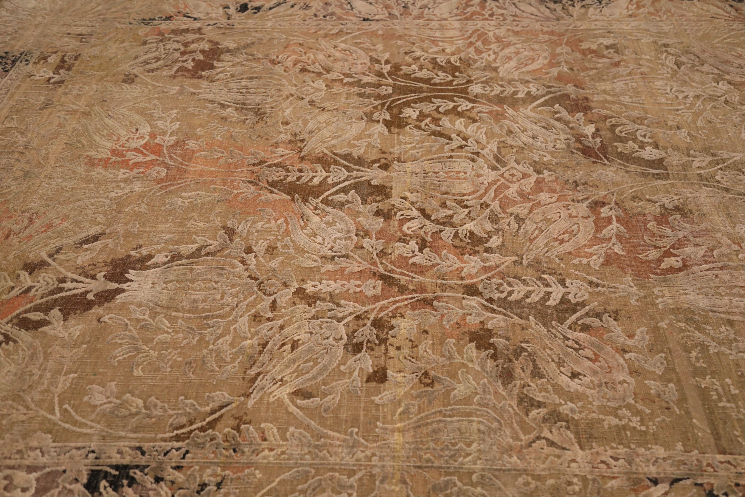 Thumbnail 4 for India Sari Silk Modern / Contemporary Rug 93843