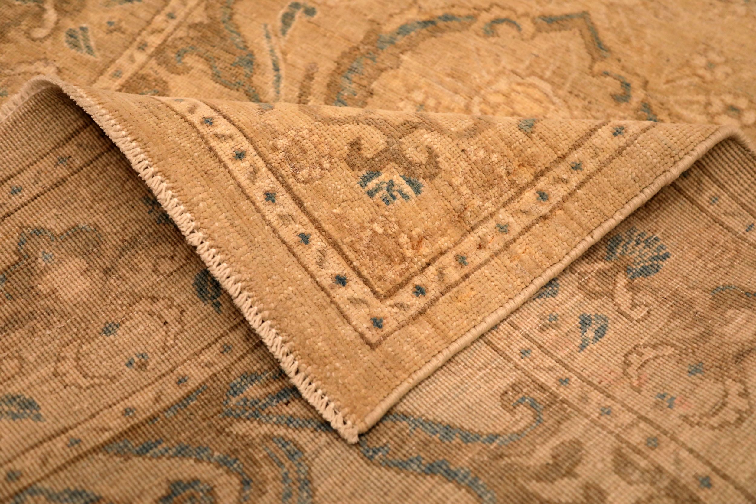 Thumbnail 10 for Afghanistan Tabriz Tribal Rug 93880